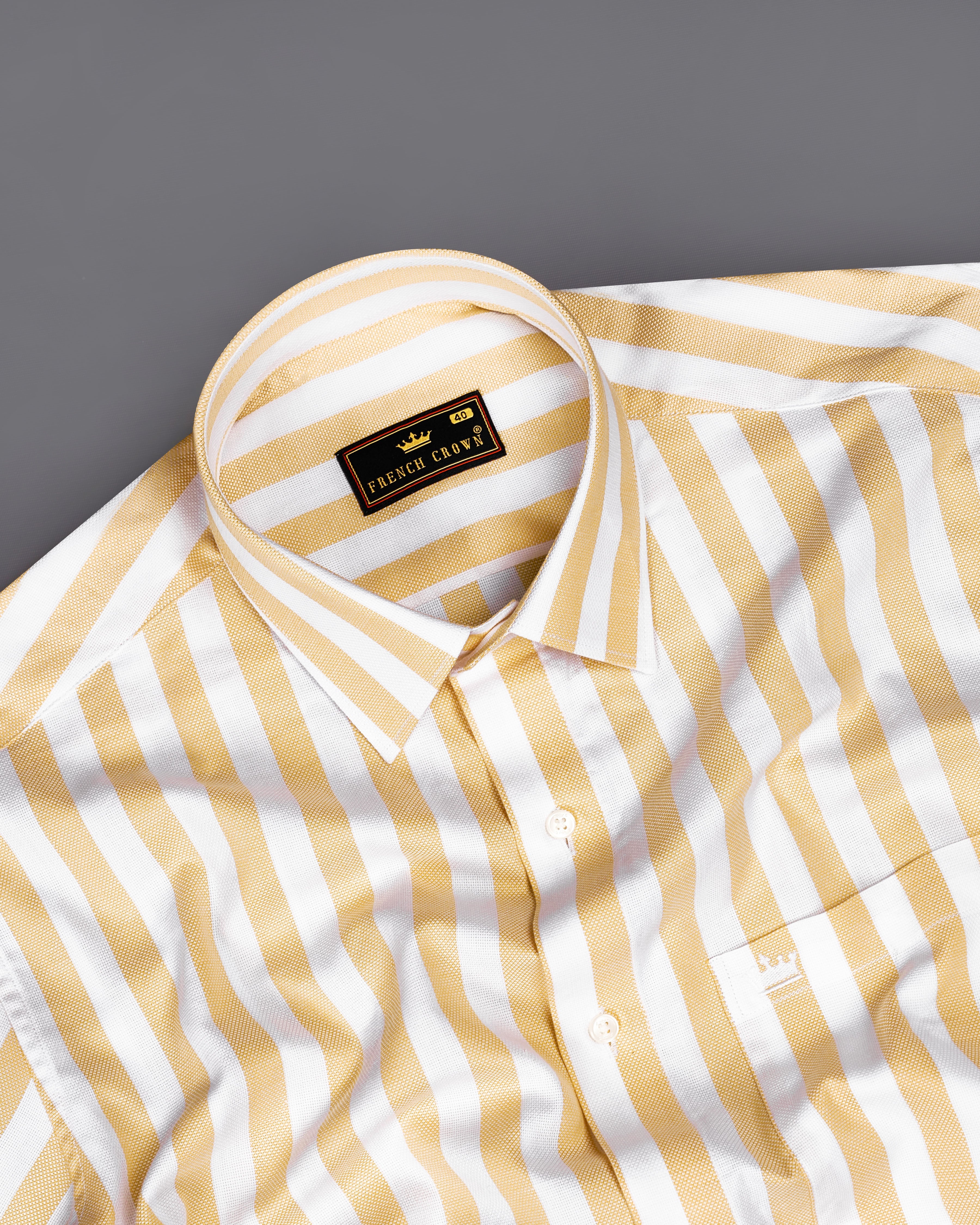 Bright White and Brandy Brown Striped Dobby Textured Premium Giza Cotton Shirt 9114-38,9114-H-38,9114-39,9114-H-39,9114-40,9114-H-40,9114-42,9114-H-42,9114-44,9114-H-44,9114-46,9114-H-46,9114-48,9114-H-48,9114-50,9114-H-50,9114-52,9114-H-52