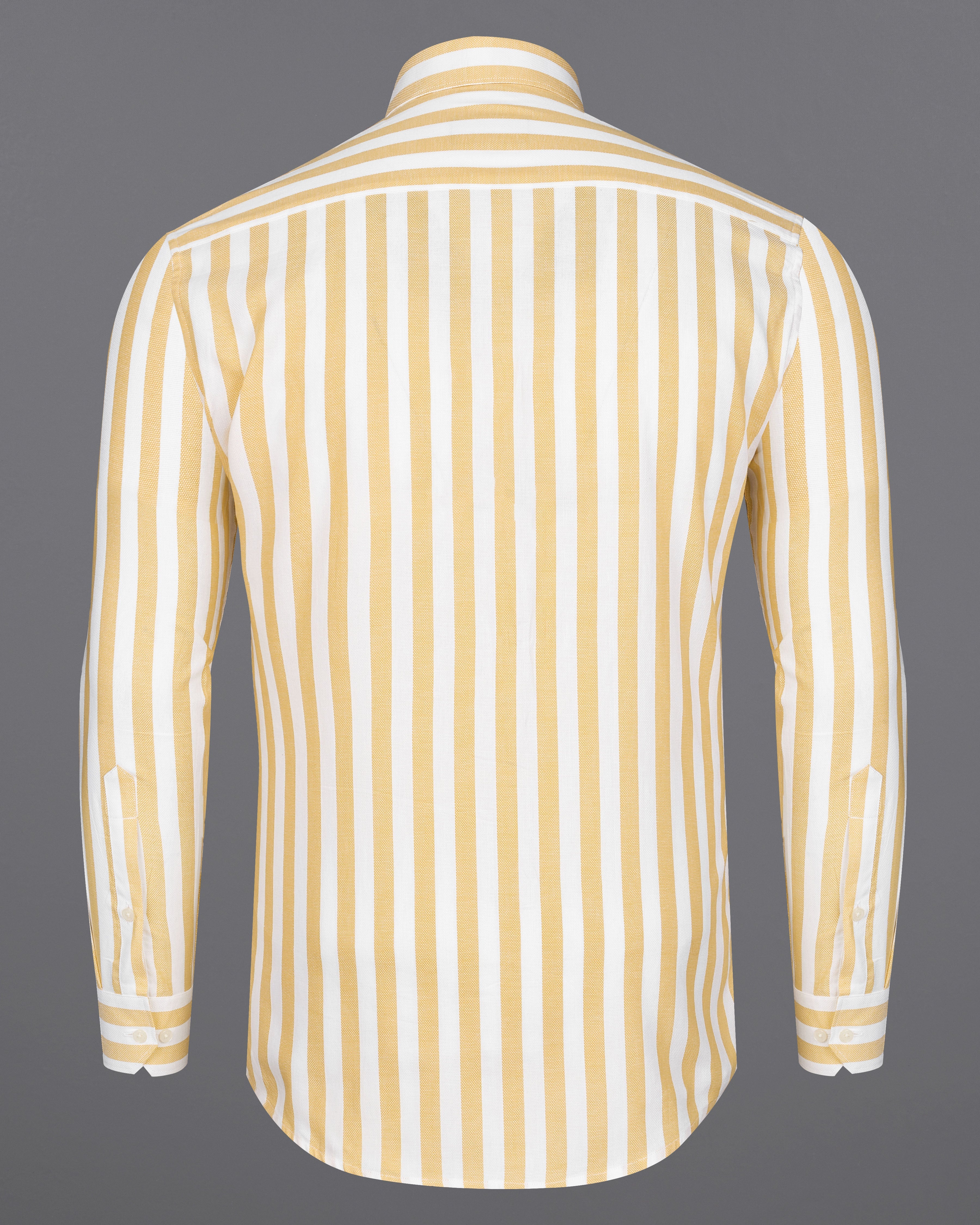 Bright White and Brandy Brown Striped Dobby Textured Premium Giza Cotton Shirt 9114-38,9114-H-38,9114-39,9114-H-39,9114-40,9114-H-40,9114-42,9114-H-42,9114-44,9114-H-44,9114-46,9114-H-46,9114-48,9114-H-48,9114-50,9114-H-50,9114-52,9114-H-52