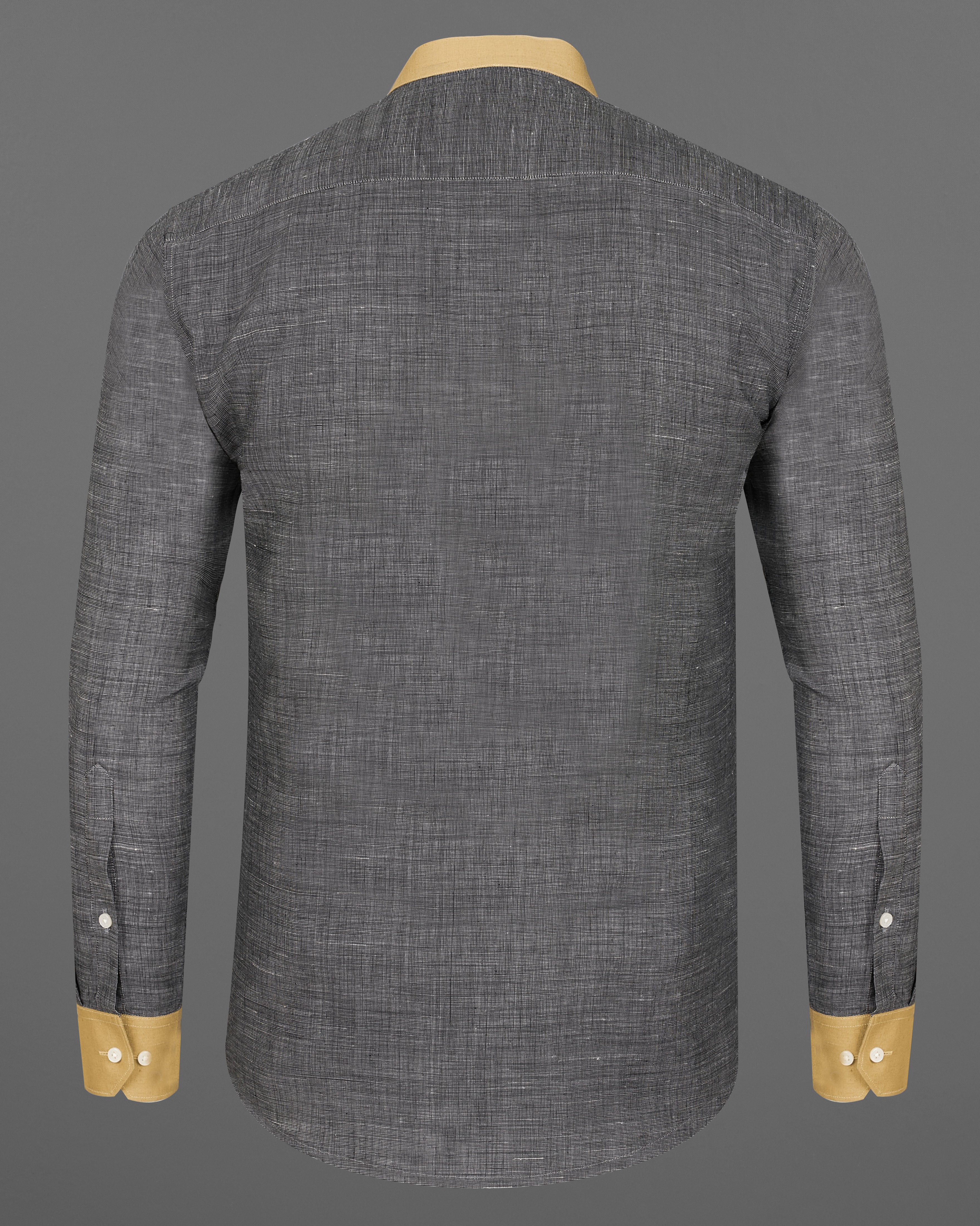 Wenge Gray with Patchwork Luxurious Linen Designer Shirt 9129-P380-38,9129-P380-H-38,9129-P380-39,9129-P380-H-39,9129-P380-40,9129-P380-H-40,9129-P380-42,9129-P380-H-42,9129-P380-44,9129-P380-H-44,9129-P380-46,9129-P380-H-46,9129-P380-48,9129-P380-H-48,9129-P380-50,9129-P380-H-50,9129-P380-52,9129-P380-H-52