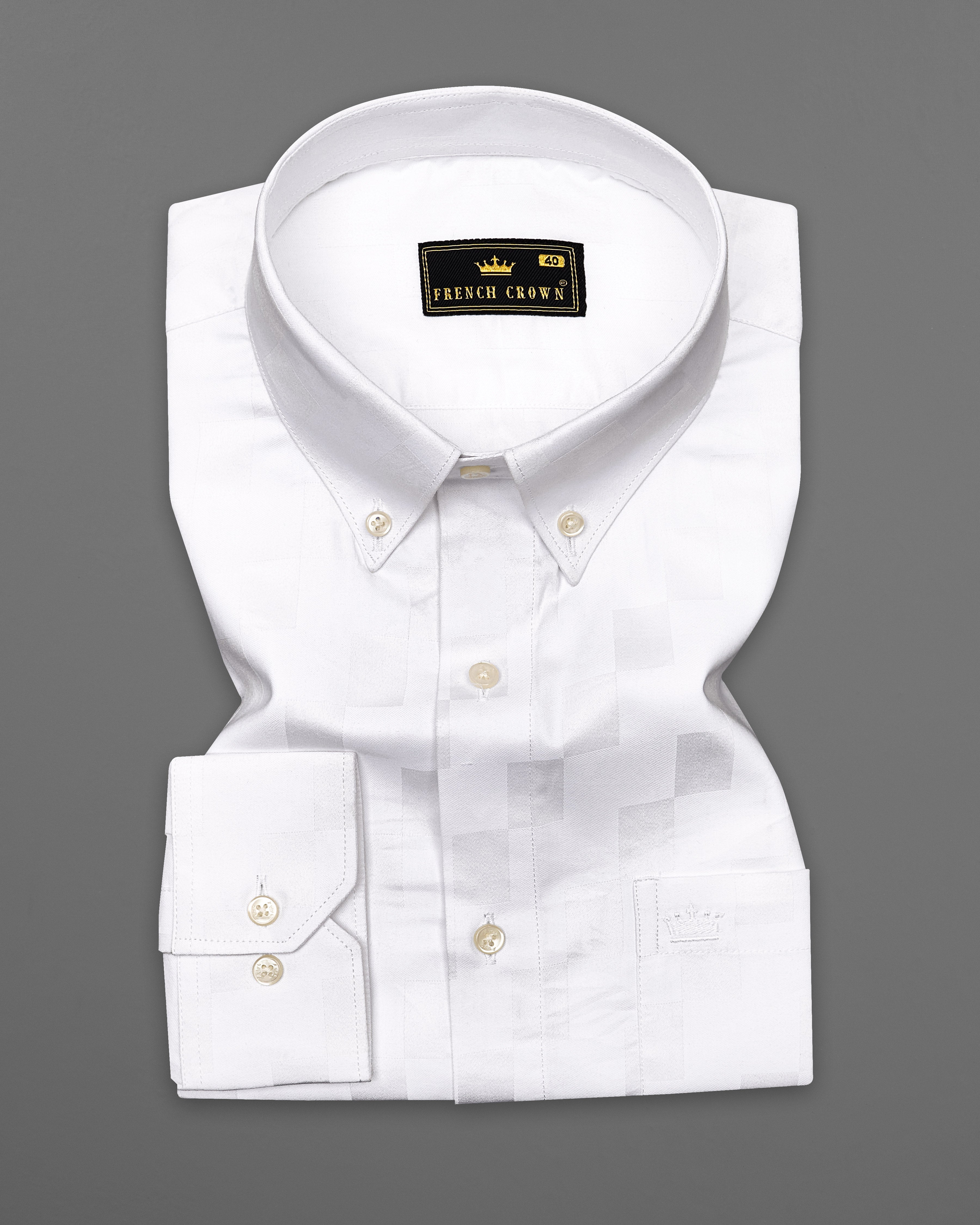 Bright White Dobby Textured Premium Giza Cotton Shirt 9197-BD-38,9197-BD-H-38,9197-BD-39,9197-BD-H-39,9197-BD-40,9197-BD-H-40,9197-BD-42,9197-BD-H-42,9197-BD-44,9197-BD-H-44,9197-BD-46,9197-BD-H-46,9197-BD-48,9197-BD-H-48,9197-BD-50,9197-BD-H-50,9197-BD-52,9197-BD-H-52