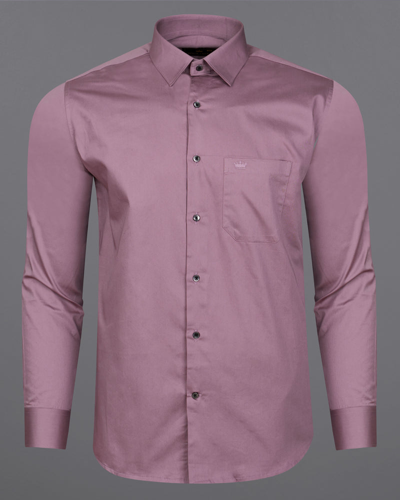 LIGHT MAUVE PINK SUPER SOFT PREMIUM COTTON SHIRT