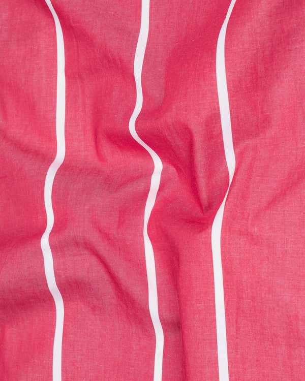 Cabaret Red Striped Premium Cotton Shirt 9217-38,9217-H-38,9217-39,9217-H-39,9217-40,9217-H-40,9217-42,9217-H-42,9217-44,9217-H-44,9217-46,9217-H-46,9217-48,9217-H-48,9217-50,9217-H-50,9217-52,9217-H-52