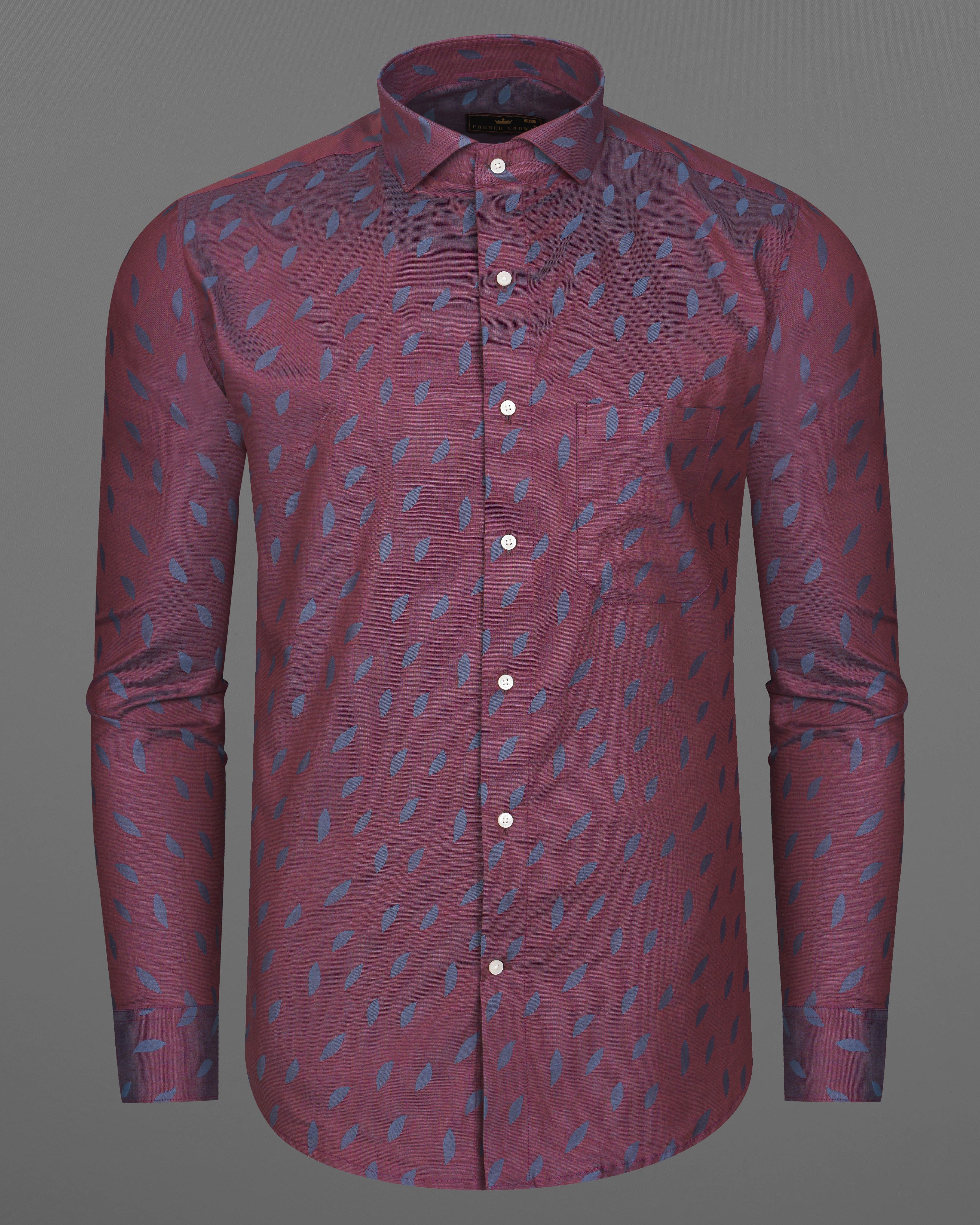 Cosmic Maroon with Waikawa Gray Jacquard Textured Premium Giza Cotton Shirt 9225-CA-38,9225-CA-H-38,9225-CA-39,9225-CA-H-39,9225-CA-40,9225-CA-H-40,9225-CA-42,9225-CA-H-42,9225-CA-44,9225-CA-H-44,9225-CA-46,9225-CA-H-46,9225-CA-48,9225-CA-H-48,9225-CA-50,9225-CA-H-50,9225-CA-52,9225-CA-H-52