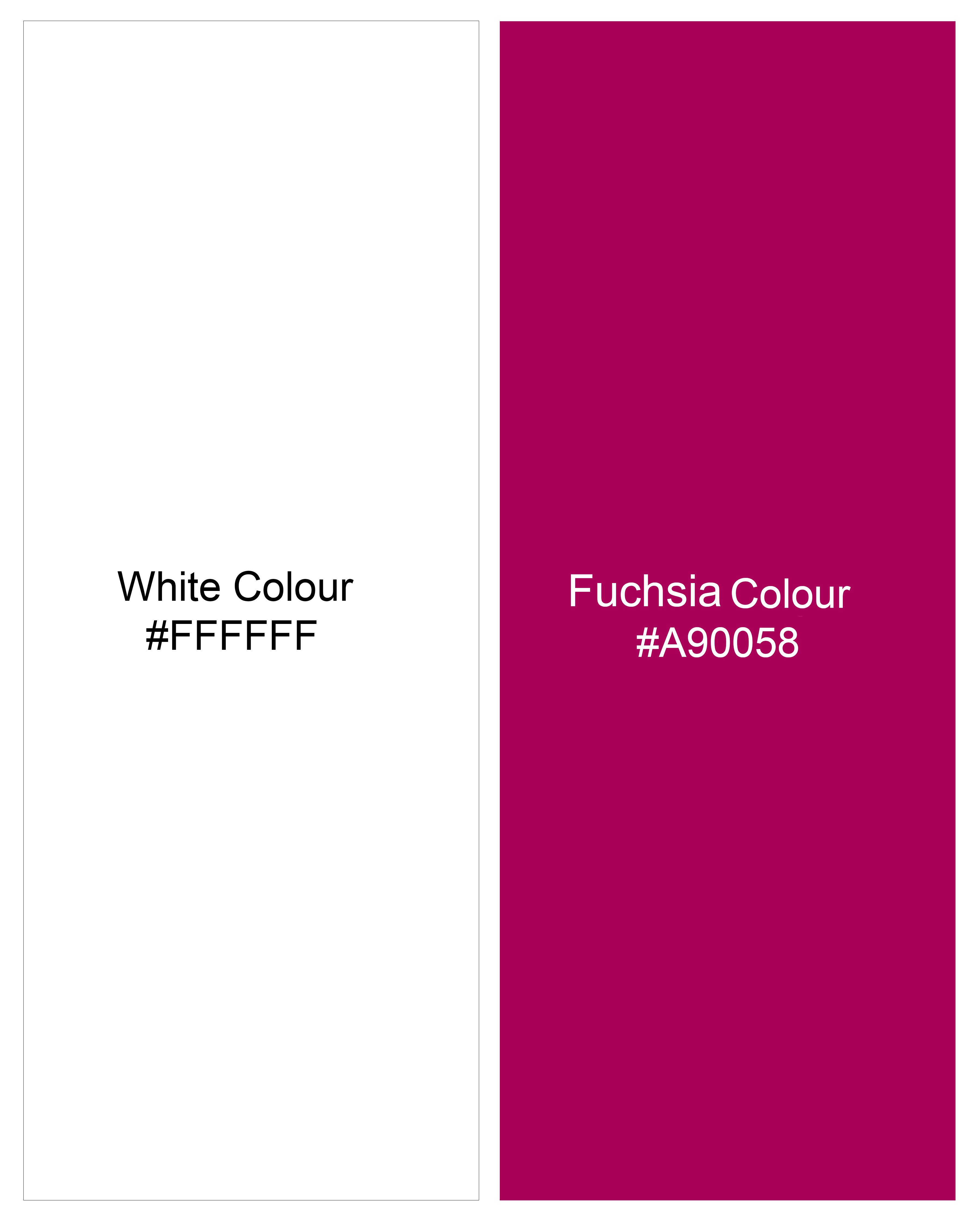 Bright White with Fuchsia Red Premium Cotton Designer Shirt 9288-D19-38,9288-D19-H-38,9288-D19-39,9288-D19-H-39,9288-D19-40,9288-D19-H-40,9288-D19-42,9288-D19-H-42,9288-D19-44,9288-D19-H-44,9288-D19-46,9288-D19-H-46,9288-D19-48,9288-D19-H-48,9288-D19-50,9288-D19-H-50,9288-D19-52,9288-D19-H-52