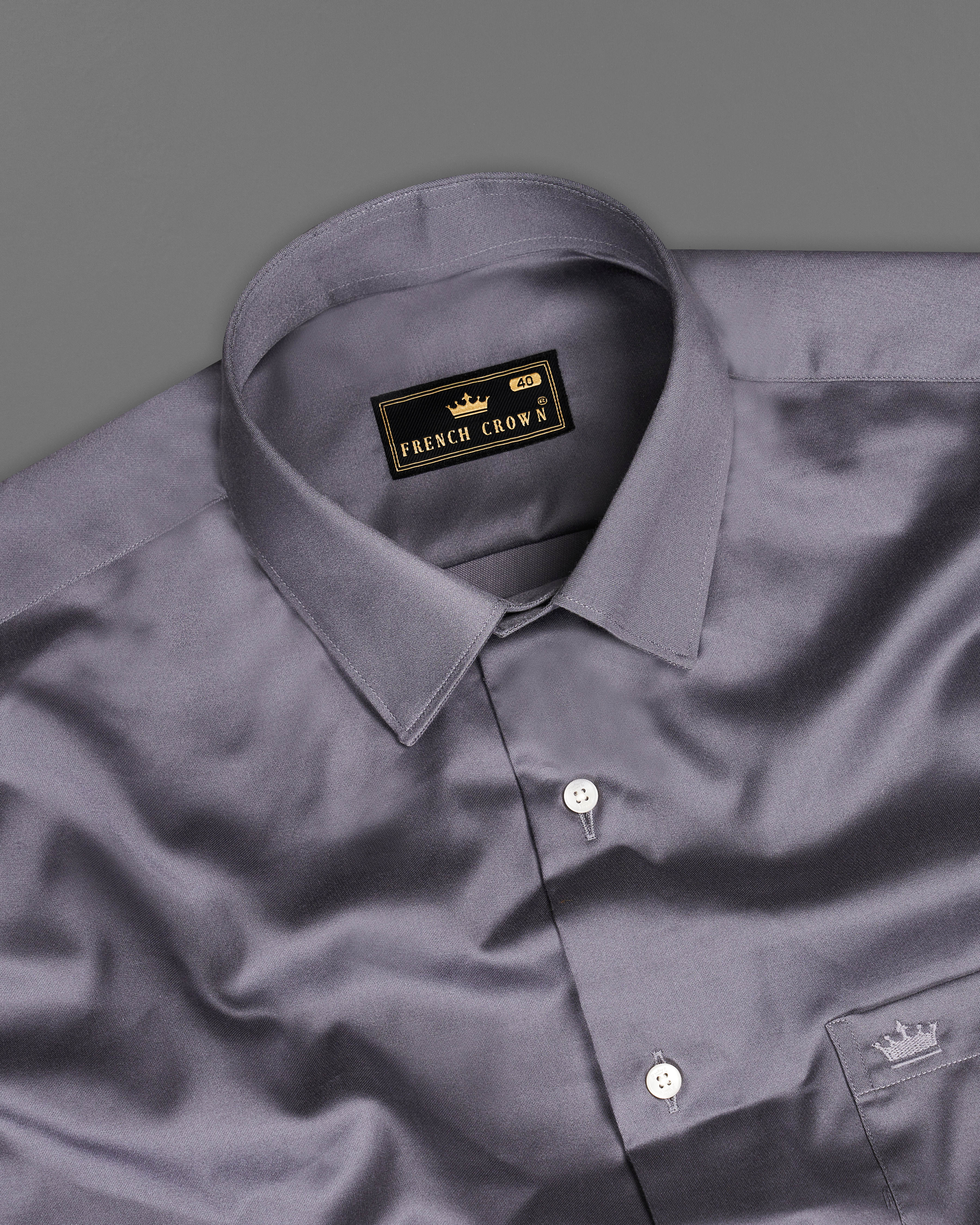 Storm Gray Super Soft Premium Cotton Shirt 9324-38, 9324-H-38, 9324-39, 9324-H-39, 9324-40, 9324-H-40, 9324-42, 9324-H-42, 9324-44, 9324-H-44, 9324-46, 9324-H-46, 9324-48, 9324-H-48, 9324-50, 9324-H-50, 9324-52, 9324-H-52