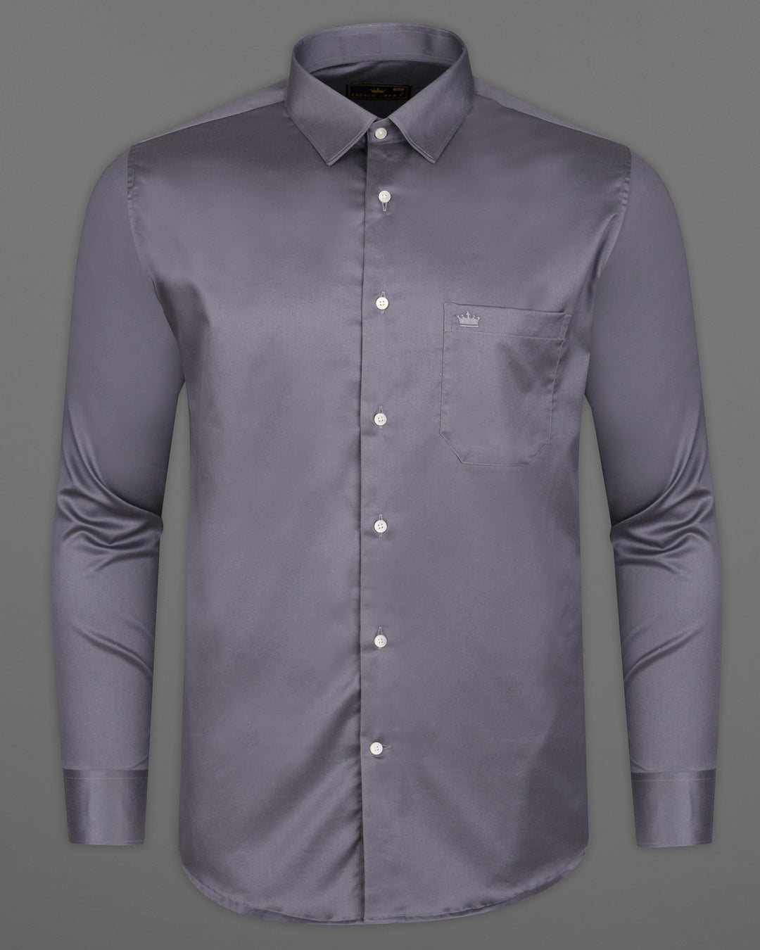 STORM GRAY SUPER SOFT PREMIUM COTTON SHIRT