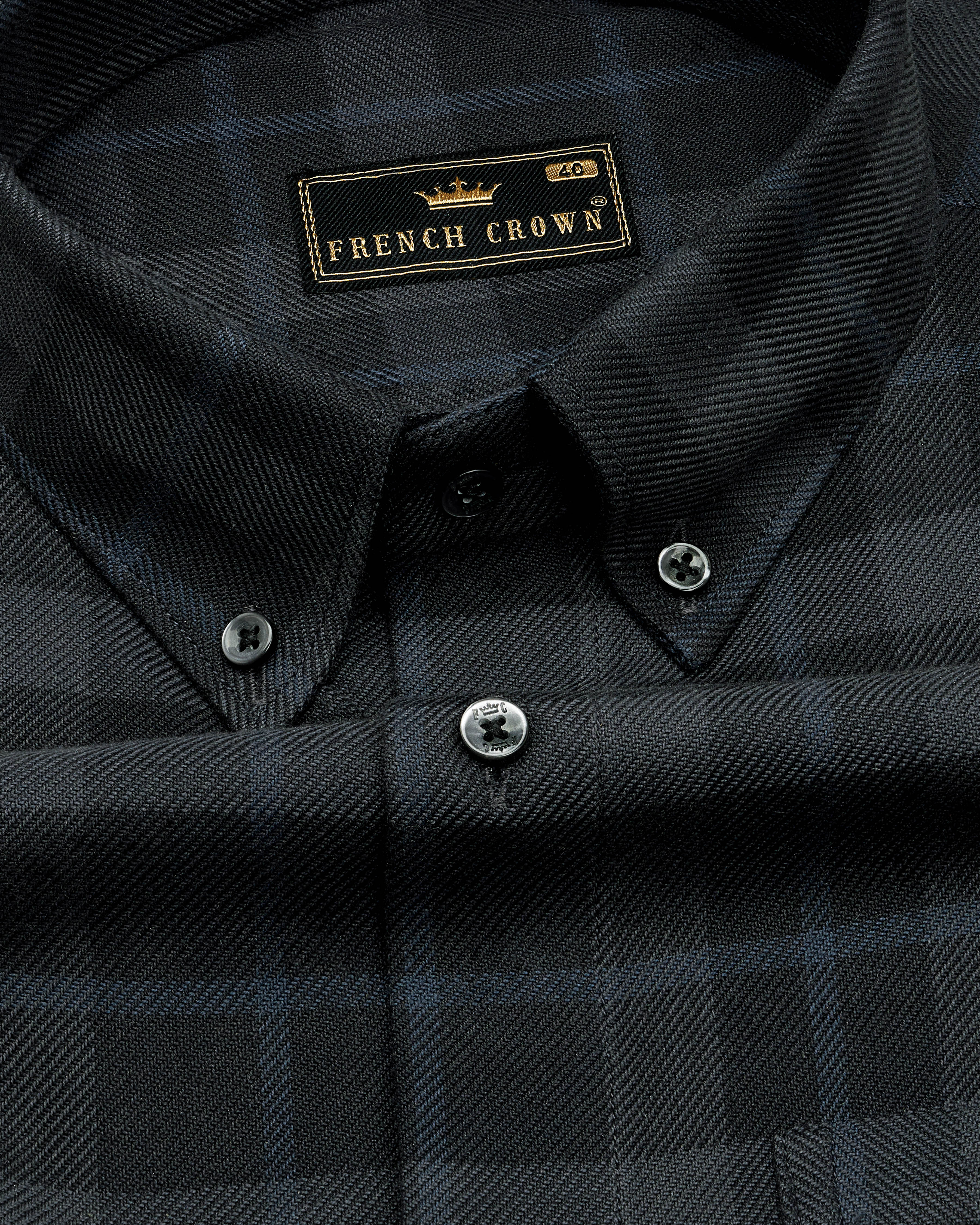 Cinder Black with Gravel Gray Twill Plaid Premium Cotton Shirt 9356-BD-BLK-38, 9356-BD-BLK-H-38, 9356-BD-BLK-39, 9356-BD-BLK-H-39, 9356-BD-BLK-40, 9356-BD-BLK-H-40, 9356-BD-BLK-42, 9356-BD-BLK-H-42, 9356-BD-BLK-44, 9356-BD-BLK-H-44, 9356-BD-BLK-46, 9356-BD-BLK-H-46, 9356-BD-BLK-48, 9356-BD-BLK-H-48, 9356-BD-BLK-50, 9356-BD-BLK-H-50, 9356-BD-BLK-52, 9356-BD-BLK-H-52ac