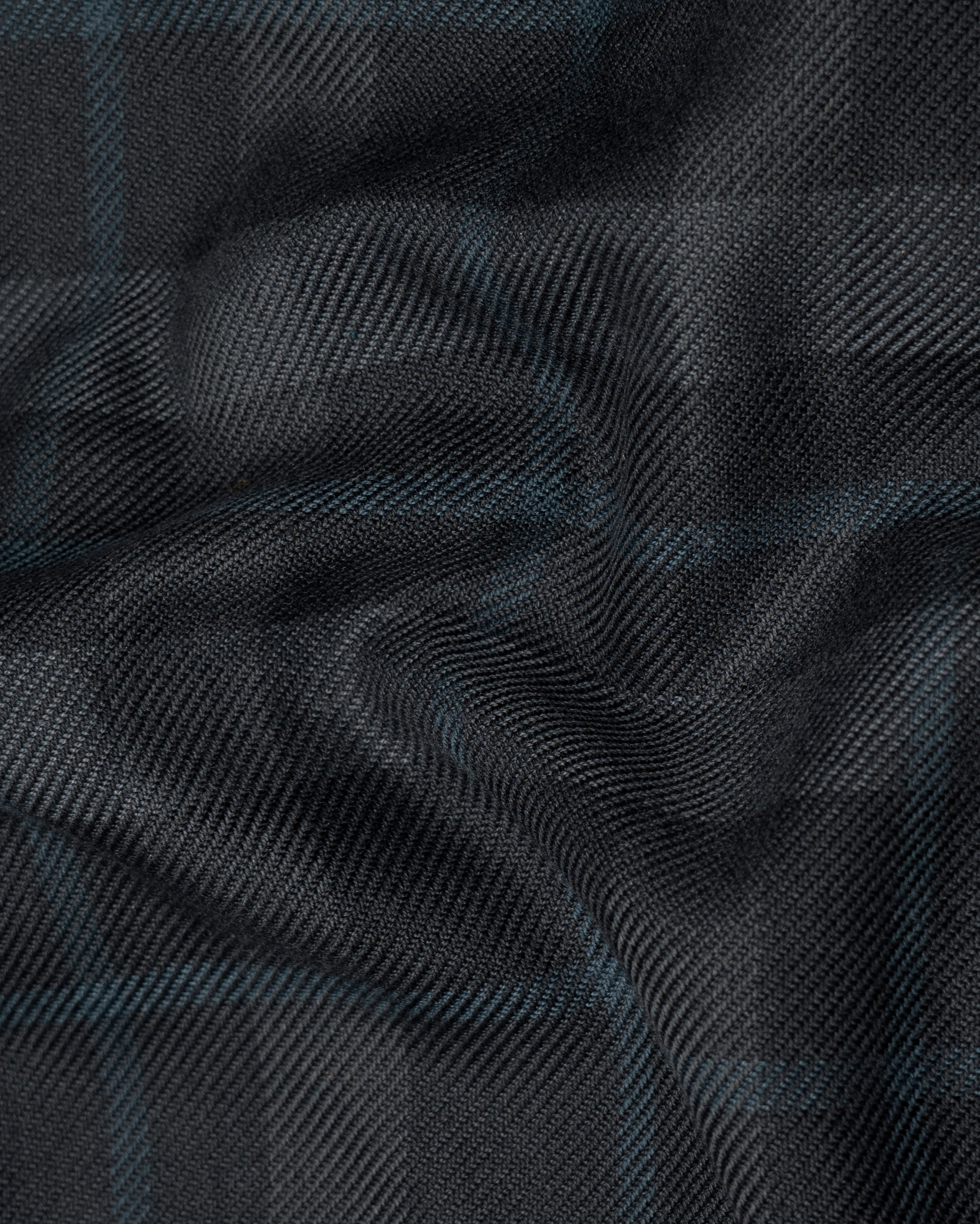 Cinder Black with Gravel Gray Twill Plaid Premium Cotton Shirt