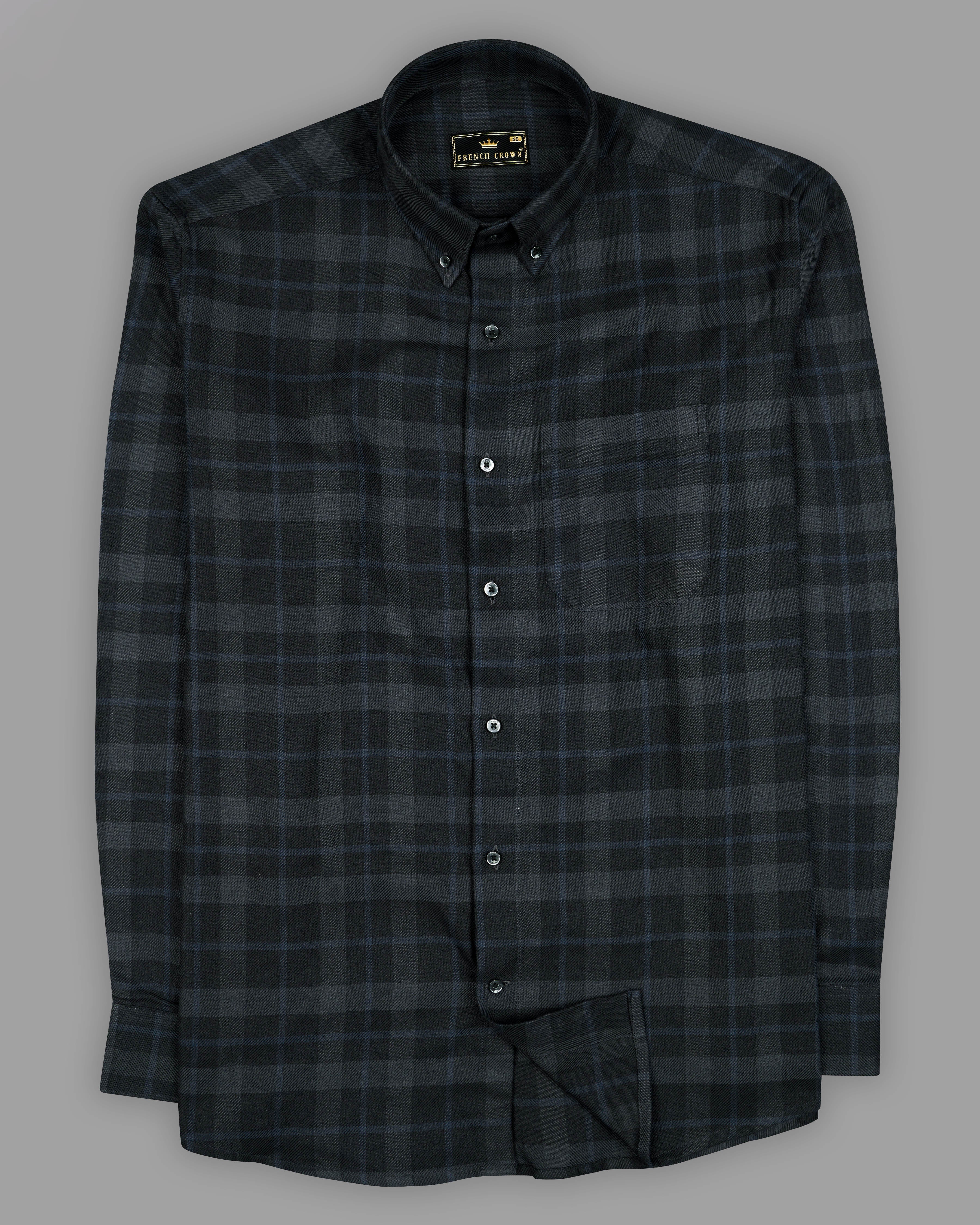 Cinder Black with Gravel Gray Twill Plaid Premium Cotton Shirt 9356-BD-BLK-38, 9356-BD-BLK-H-38, 9356-BD-BLK-39, 9356-BD-BLK-H-39, 9356-BD-BLK-40, 9356-BD-BLK-H-40, 9356-BD-BLK-42, 9356-BD-BLK-H-42, 9356-BD-BLK-44, 9356-BD-BLK-H-44, 9356-BD-BLK-46, 9356-BD-BLK-H-46, 9356-BD-BLK-48, 9356-BD-BLK-H-48, 9356-BD-BLK-50, 9356-BD-BLK-H-50, 9356-BD-BLK-52, 9356-BD-BLK-H-52ac