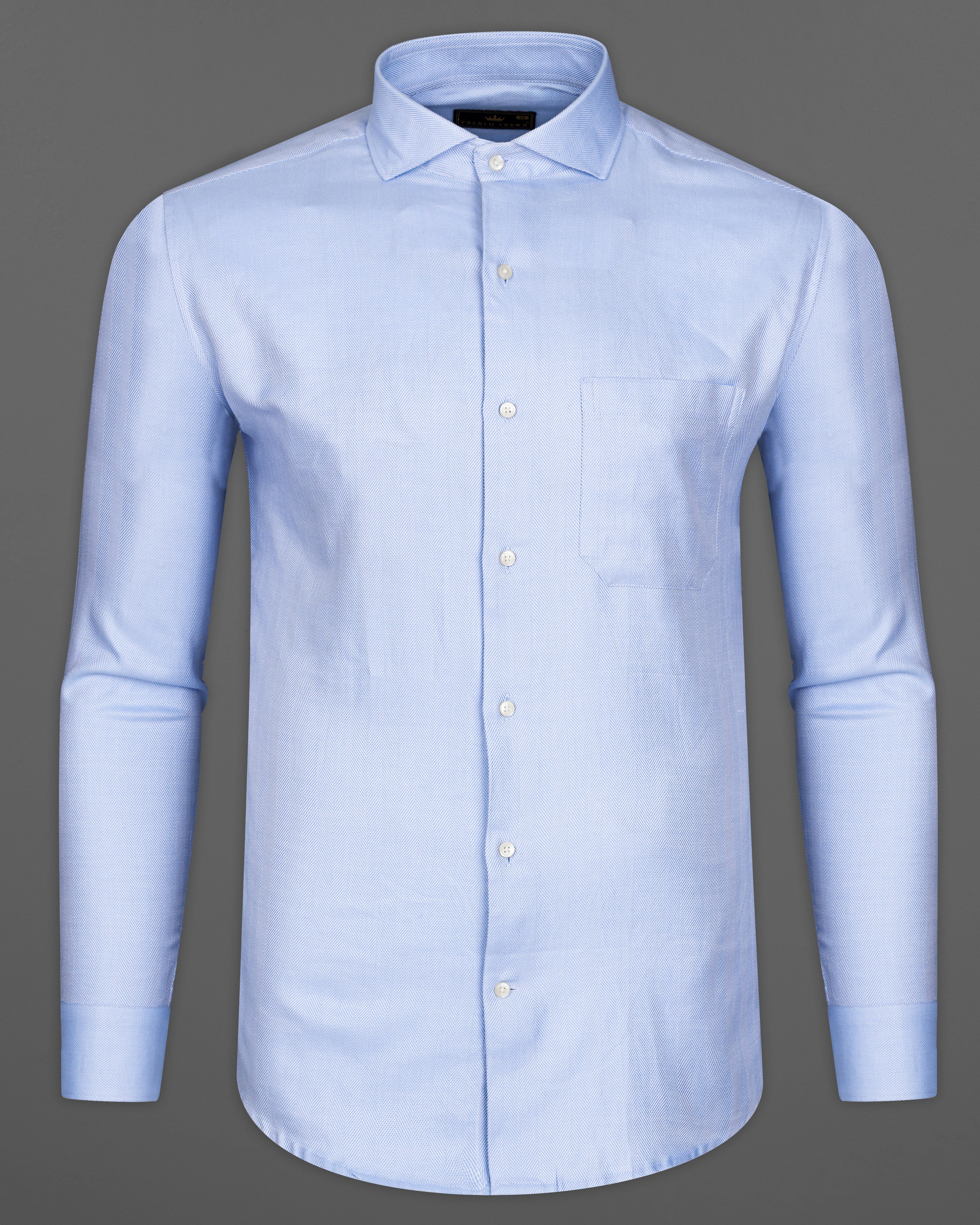 Spindle Blue Herringbone Shirt 9364-CA-38, 9364-CA-H-38, 9364-CA-39, 9364-CA-H-39, 9364-CA-40, 9364-CA-H-40, 9364-CA-42, 9364-CA-H-42, 9364-CA-44, 9364-CA-H-44, 9364-CA-46, 9364-CA-H-46, 9364-CA-48, 9364-CA-H-48, 9364-CA-50, 9364-CA-H-50, 9364-CA-52, 9364-CA-H-52