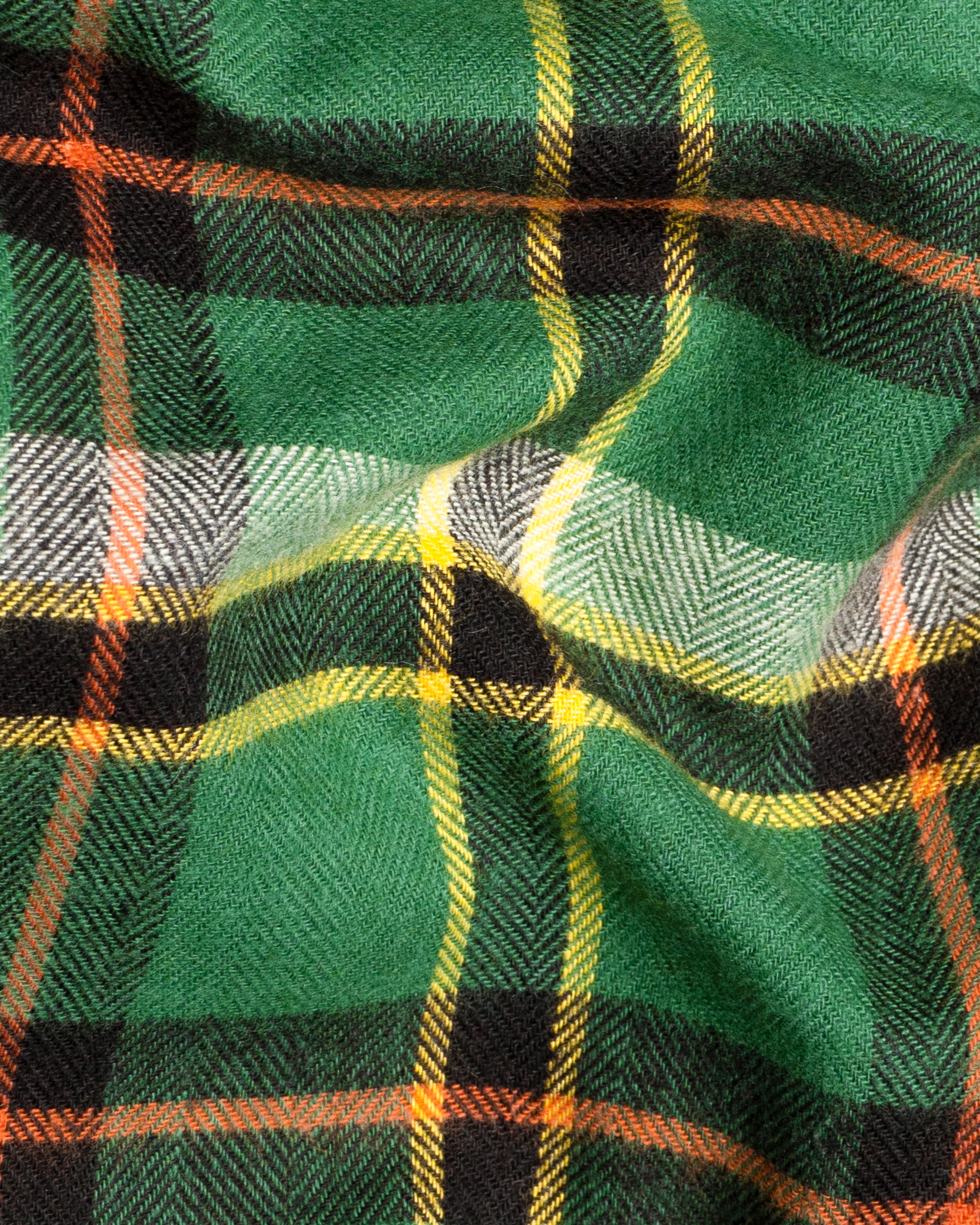 Killarney Green Plaid Flannel Shirt