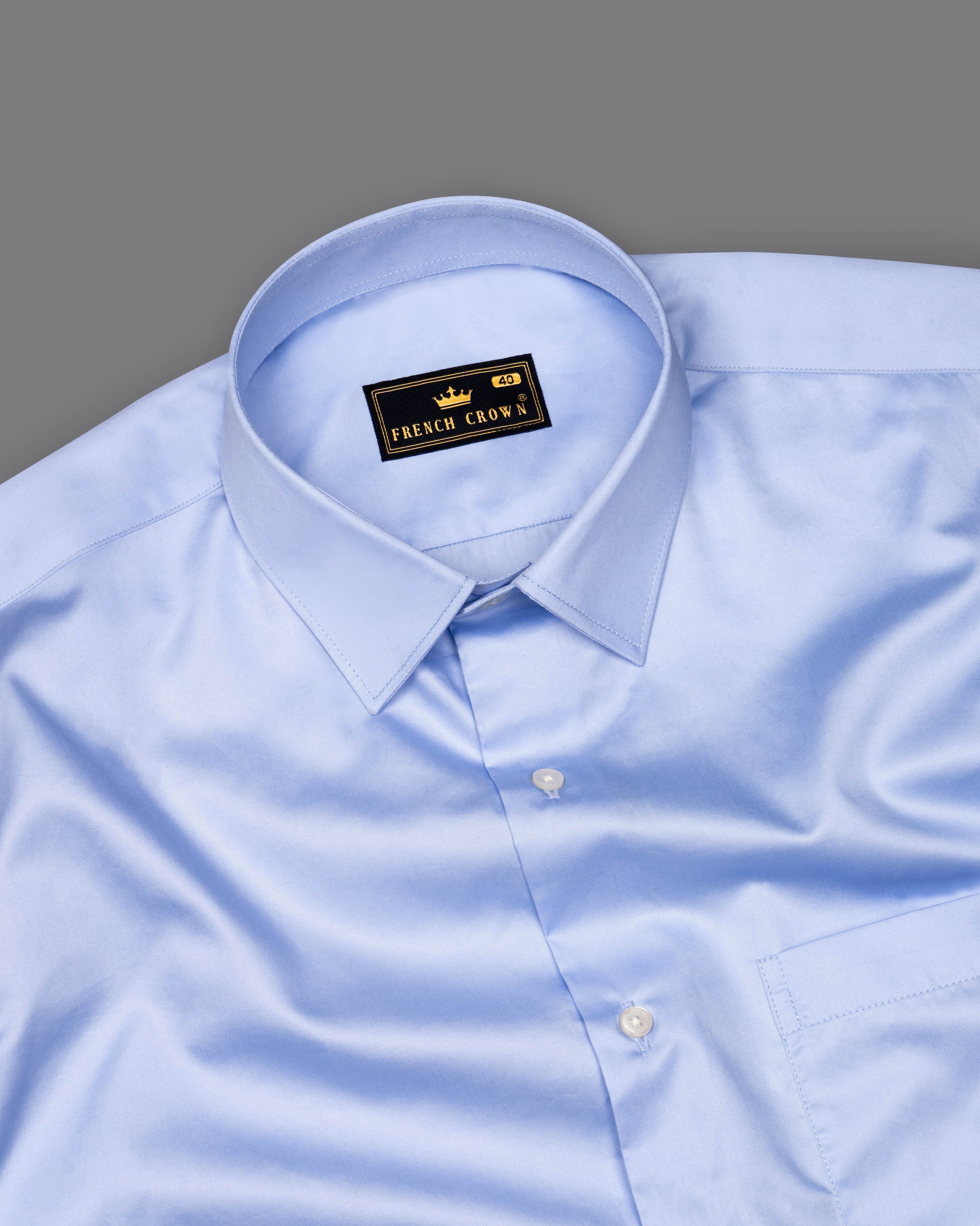 Spindle Blue Super Soft Premium Cotton Shirt