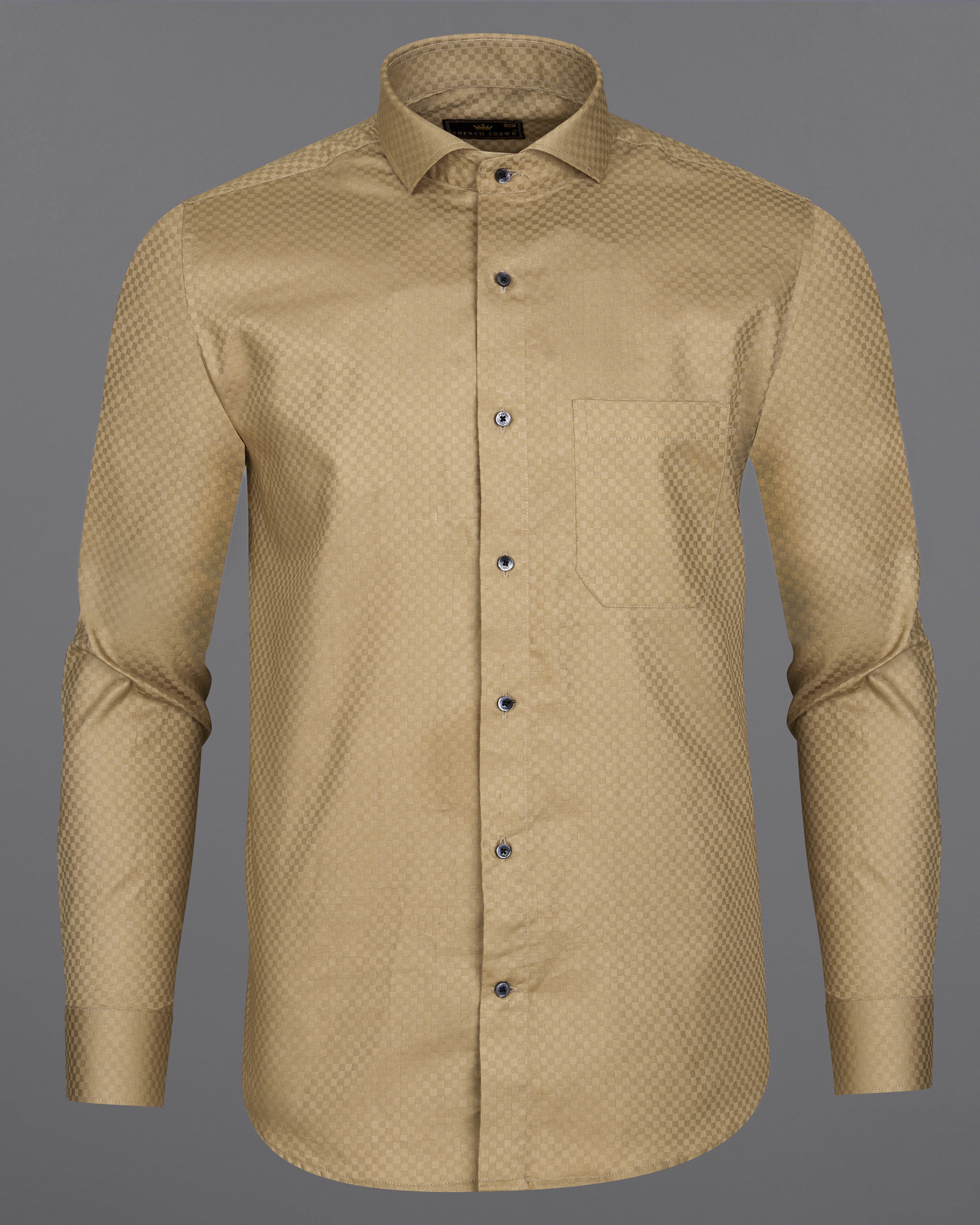 Sandrift Brown Dobby Textured Premium Giza Cotton Shirt 9409-CA-BLK-38, 9409-CA-BLK-H-38, 9409-CA-BLK-39, 9409-CA-BLK-H-39, 9409-CA-BLK-40, 9409-CA-BLK-H-40, 9409-CA-BLK-42, 9409-CA-BLK-H-42, 9409-CA-BLK-44, 9409-CA-BLK-H-44, 9409-CA-BLK-46, 9409-CA-BLK-H-46, 9409-CA-BLK-48, 9409-CA-BLK-H-48, 9409-CA-BLK-50, 9409-CA-BLK-H-50, 9409-CA-BLK-52, 9409-CA-BLK-H-52