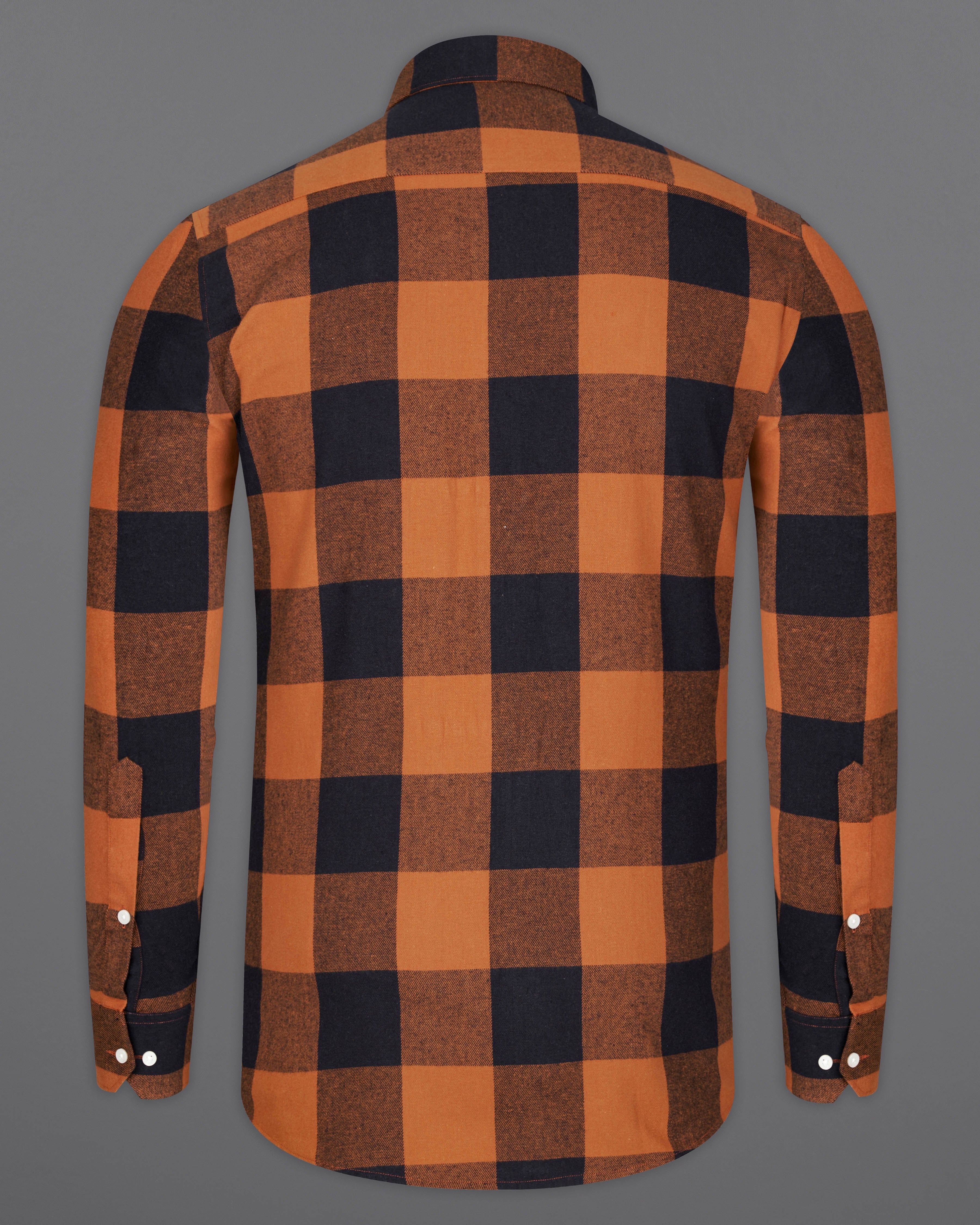 Sepia Orange and Black Checked Flannel Overshirt 9460-BD-OS-38, 9460-BD-OS-H-38, 9460-BD-OS-39, 9460-BD-OS-H-39, 9460-BD-OS-40, 9460-BD-OS-H-40, 9460-BD-OS-42, 9460-BD-OS-H-42, 9460-BD-OS-44, 9460-BD-OS-H-44, 9460-BD-OS-46, 9460-BD-OS-H-46, 9460-BD-OS-48, 9460-BD-OS-H-48, 9460-BD-OS-50, 9460-BD-OS-H-50, 9460-BD-OS-52, 9460-BD-OS-H-52