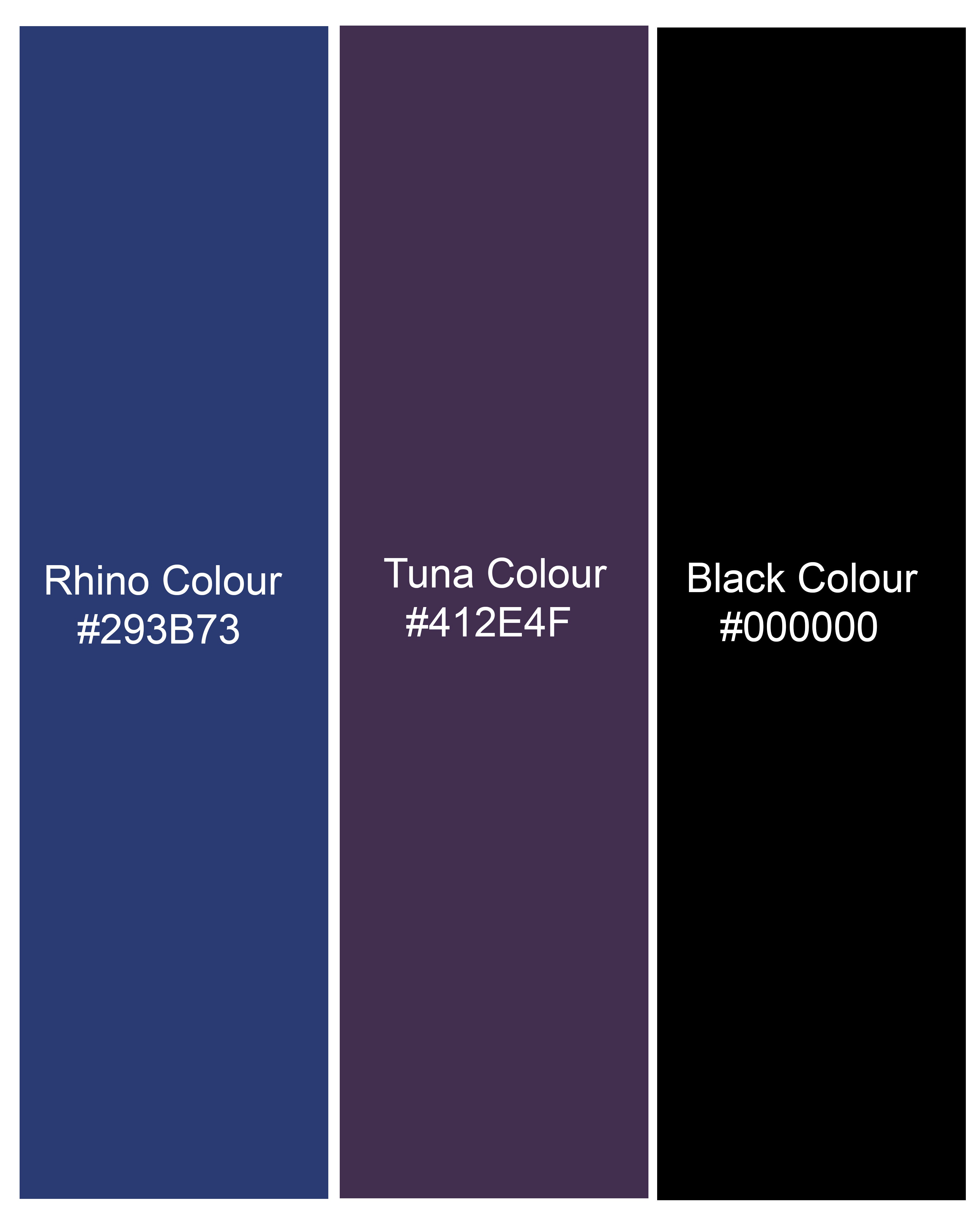 Rhino Blue and Tuna Violet Checkered Premium Cotton Shirt 9507-38, 9507-H-38, 9507-39, 9507-H-39, 9507-40, 9507-H-40, 9507-42, 9507-H-42, 9507-44, 9507-H-44, 9507-46, 9507-H-46, 9507-48, 9507-H-48, 9507-50, 9507-H-50, 9507-52, 9507-H-52