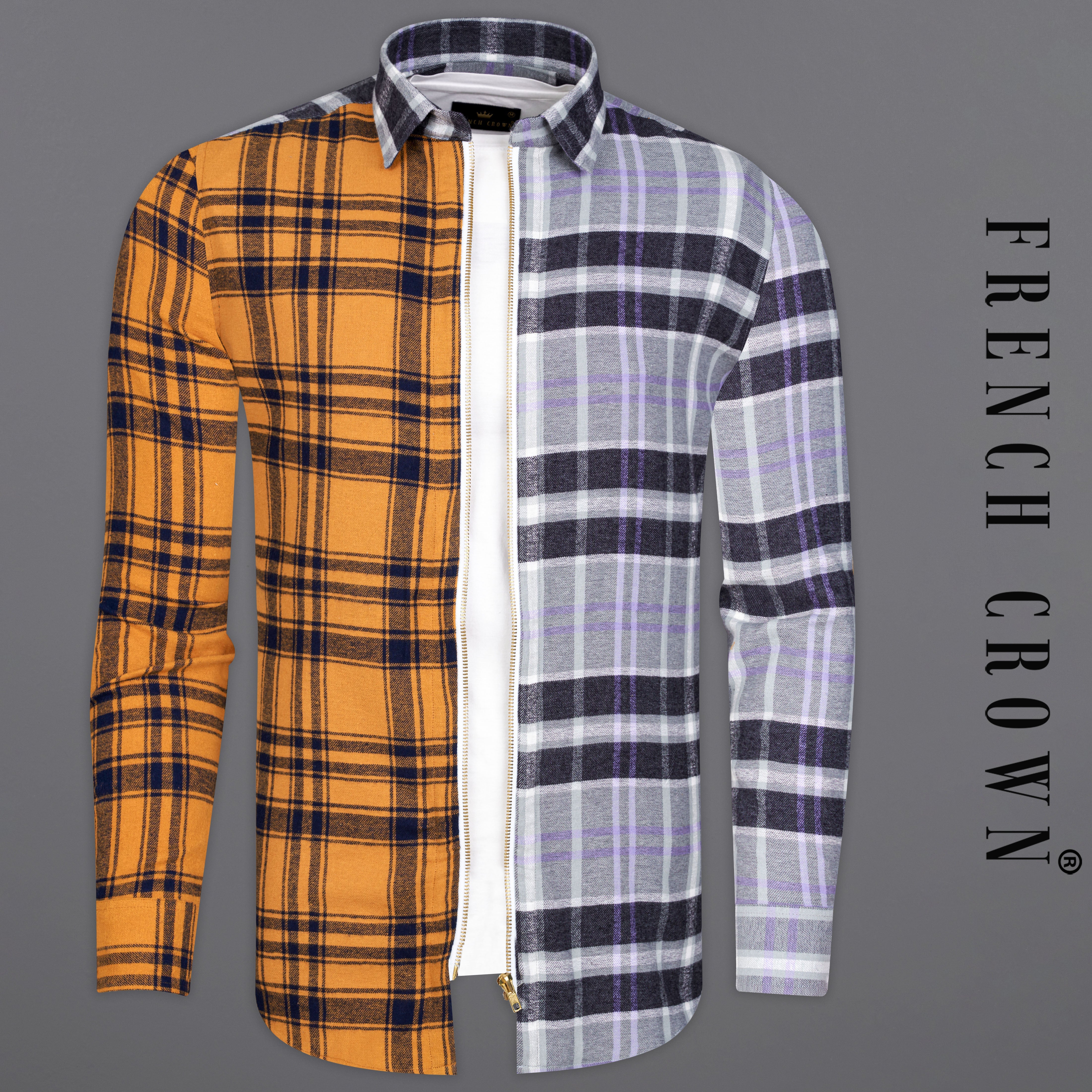シャツ IONSEOUL Like Check Overshirt 9547-ZP-OS-P424_3.jpg?crop=