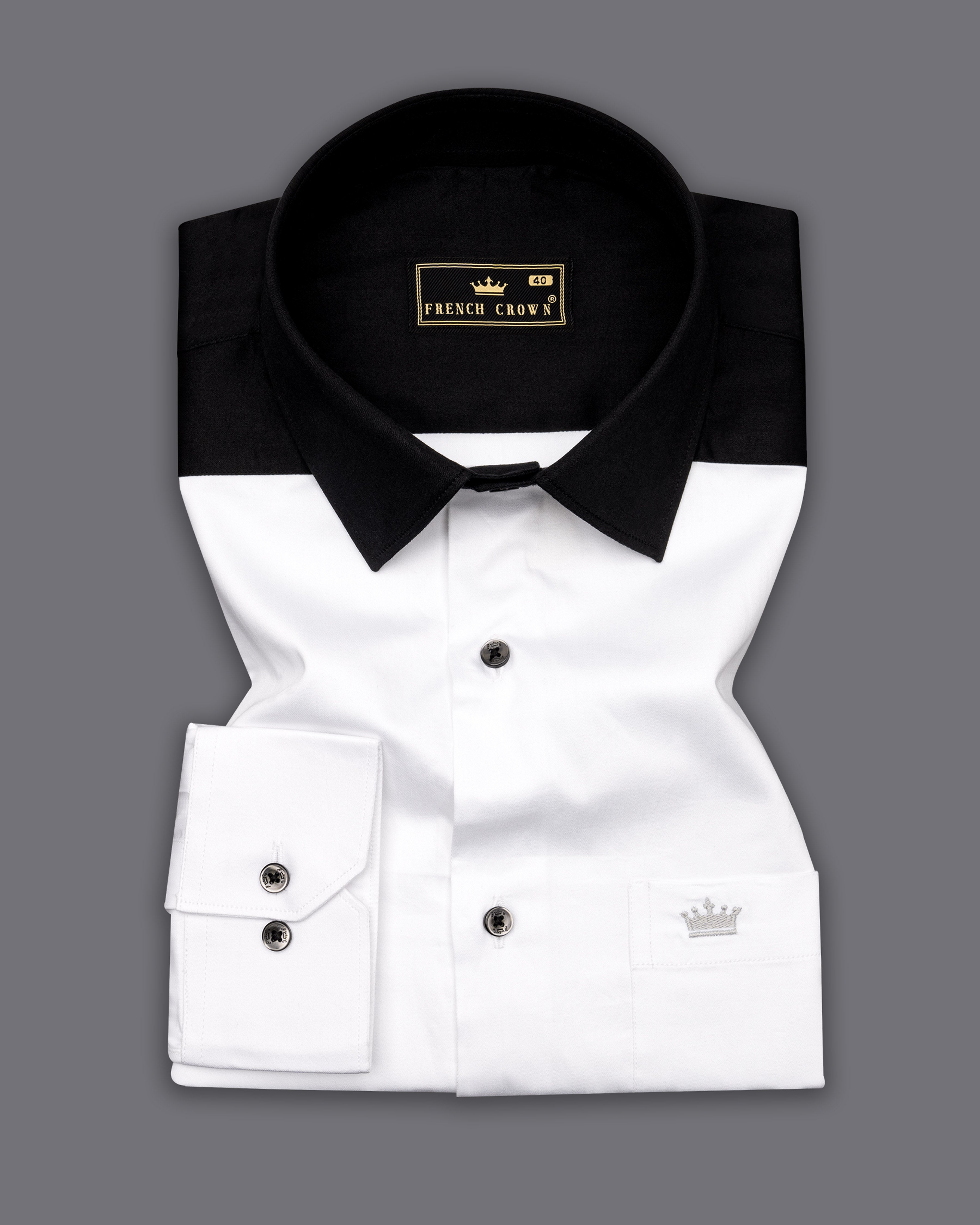 Bright White and Black Super Soft Premium Cotton Designer Shirt 9548-BLK-P586-38, 9548-BLK-P586-H-38, 9548-BLK-P586-39, 9548-BLK-P586-H-39, 9548-BLK-P586-40, 9548-BLK-P586-H-40, 9548-BLK-P586-42, 9548-BLK-P586-H-42, 9548-BLK-P586-44, 9548-BLK-P586-H-44, 9548-BLK-P586-46, 9548-BLK-P586-H-46, 9548-BLK-P586-48, 9548-BLK-P586-H-48, 9548-BLK-P586-50, 9548-BLK-P586-H-50, 9548-BLK-P586-52, 9548-BLK-P586-H-52