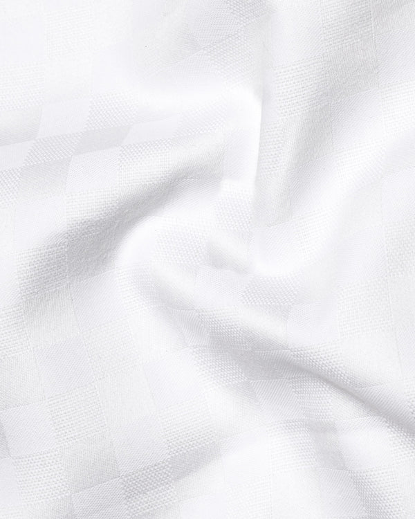 Bright White Checked Dobby Textured Premium Giza Cotton Shirt 9580-38, 9580-H-38, 9580-39, 9580-H-39, 9580-40, 9580-H-40, 9580-42, 9580-H-42, 9580-44, 9580-H-44, 9580-46, 9580-H-46, 9580-48, 9580-H-48, 9580-50, 9580-H-50, 9580-52, 9580-H-52