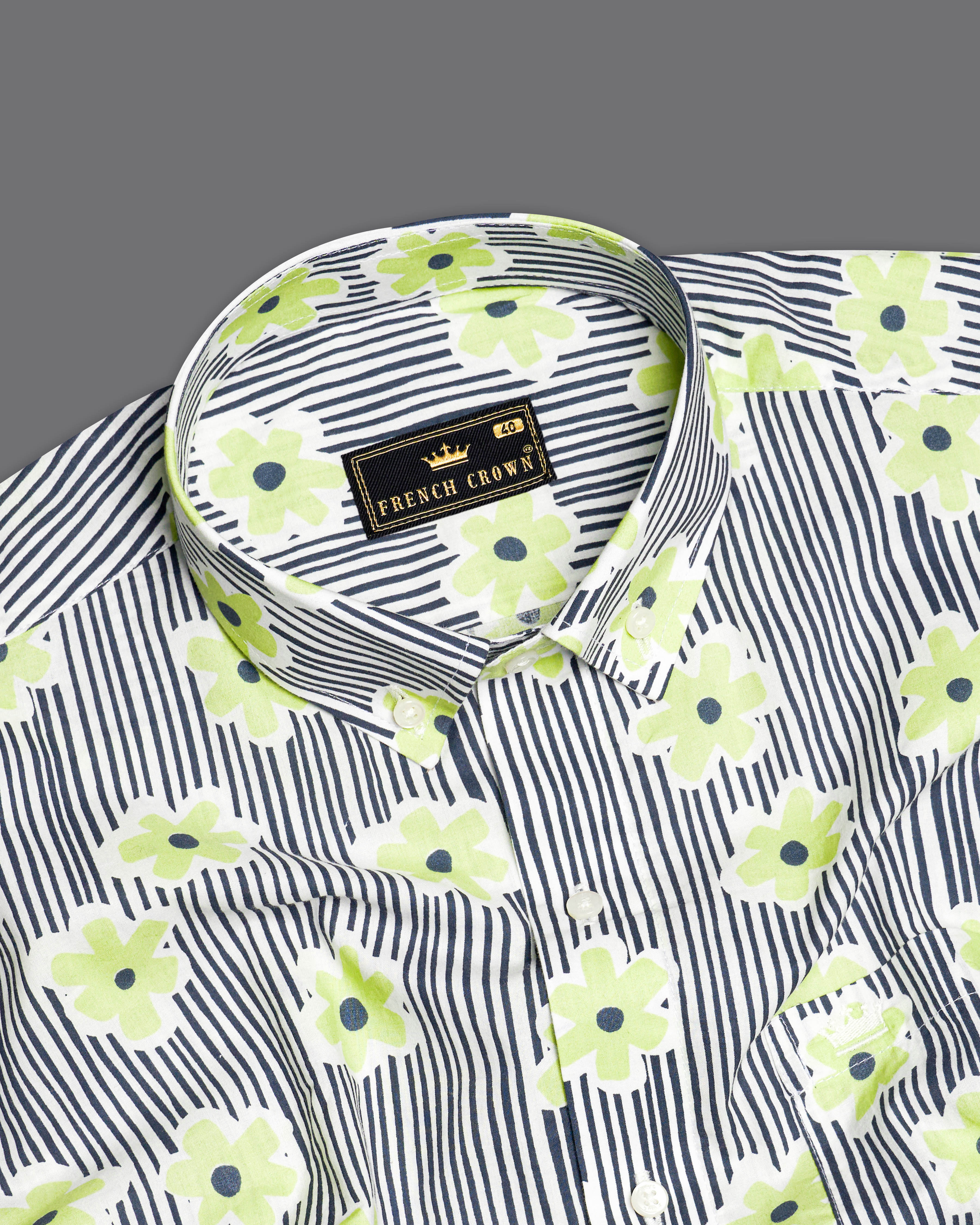 Bright White Striped with Floral Printed Premium Cotton Shirt 9586-BD-38,9586-BD-H-38,9586-BD-39,9586-BD-H-39,9586-BD-40,9586-BD-H-40,9586-BD-42,9586-BD-H-42,9586-BD-44,9586-BD-H-44,9586-BD-46,9586-BD-H-46,9586-BD-48,9586-BD-H-48,9586-BD-50,9586-BD-H-50,9586-BD-52,9586-BD-H-52