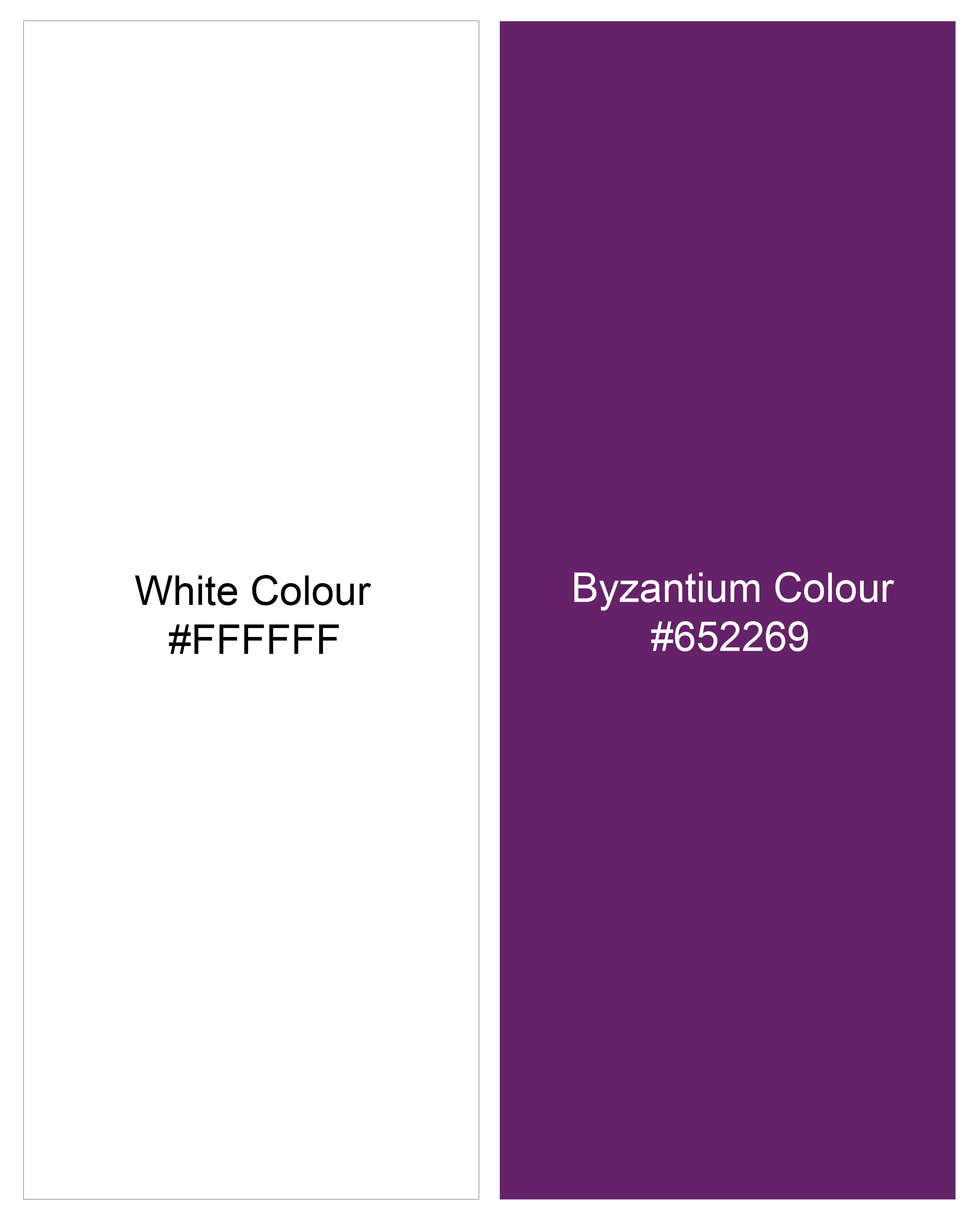 Bright White with Byzantium Purple Checkered Jacquard Textured Premium Giza Cotton Shirt 9602-CA-38,9602-CA-H-38,9602-CA-39,9602-CA-H-39,9602-CA-40,9602-CA-H-40,9602-CA-42,9602-CA-H-42,9602-CA-44,9602-CA-H-44,9602-CA-46,9602-CA-H-46,9602-CA-48,9602-CA-H-48,9602-CA-50,9602-CA-H-50,9602-CA-52,9602-CA-H-52