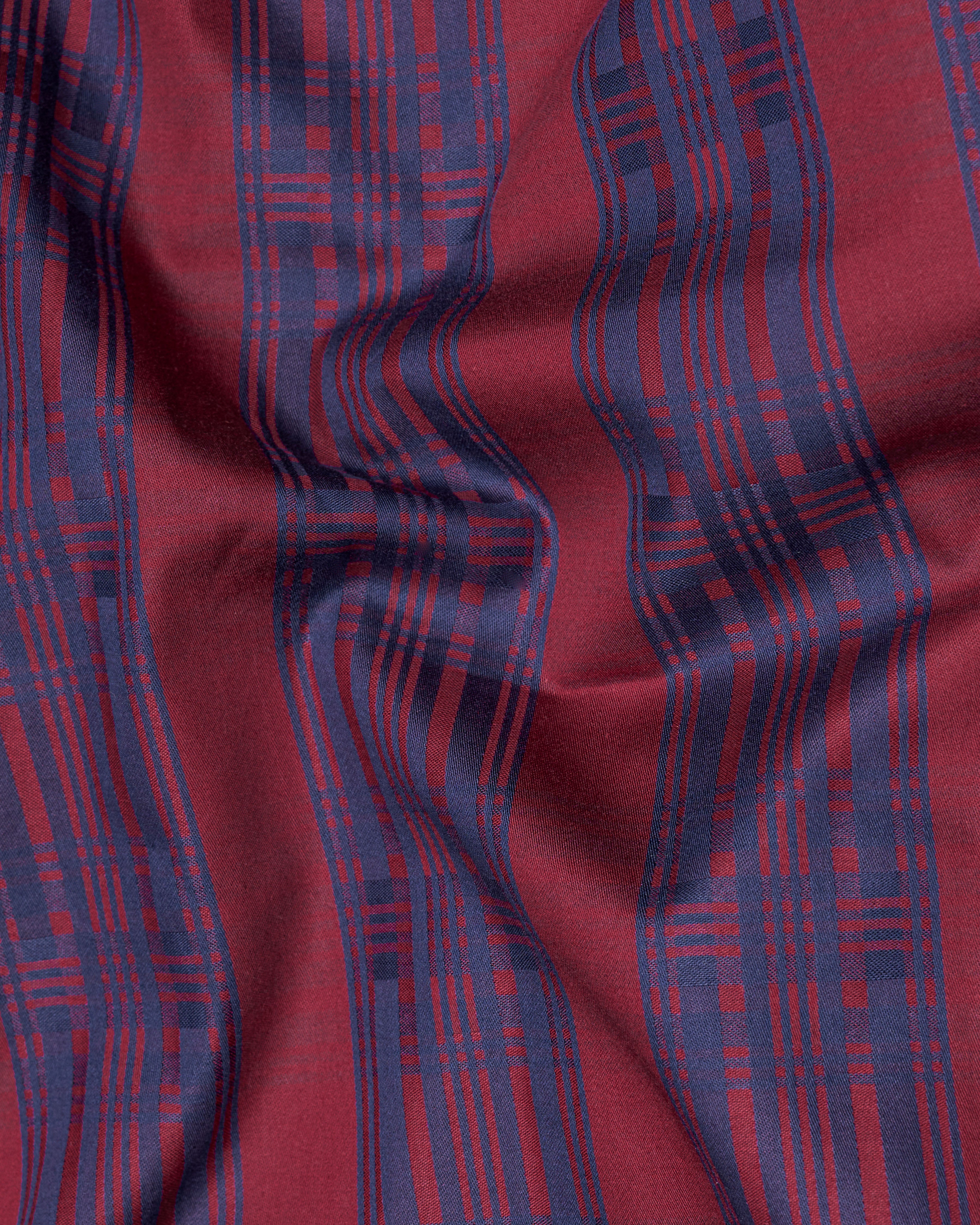 Auburn Red with Fiord Blue Jacquard Textured Giza Cotton Shirt 9611-CA-38,9611-CA-H-38,9611-CA-39,9611-CA-H-39,9611-CA-40,9611-CA-H-40,9611-CA-42,9611-CA-H-42,9611-CA-44,9611-CA-H-44,9611-CA-46,9611-CA-H-46,9611-CA-48,9611-CA-H-48,9611-CA-50,9611-CA-H-50,9611-CA-52,9611-CA-H-52