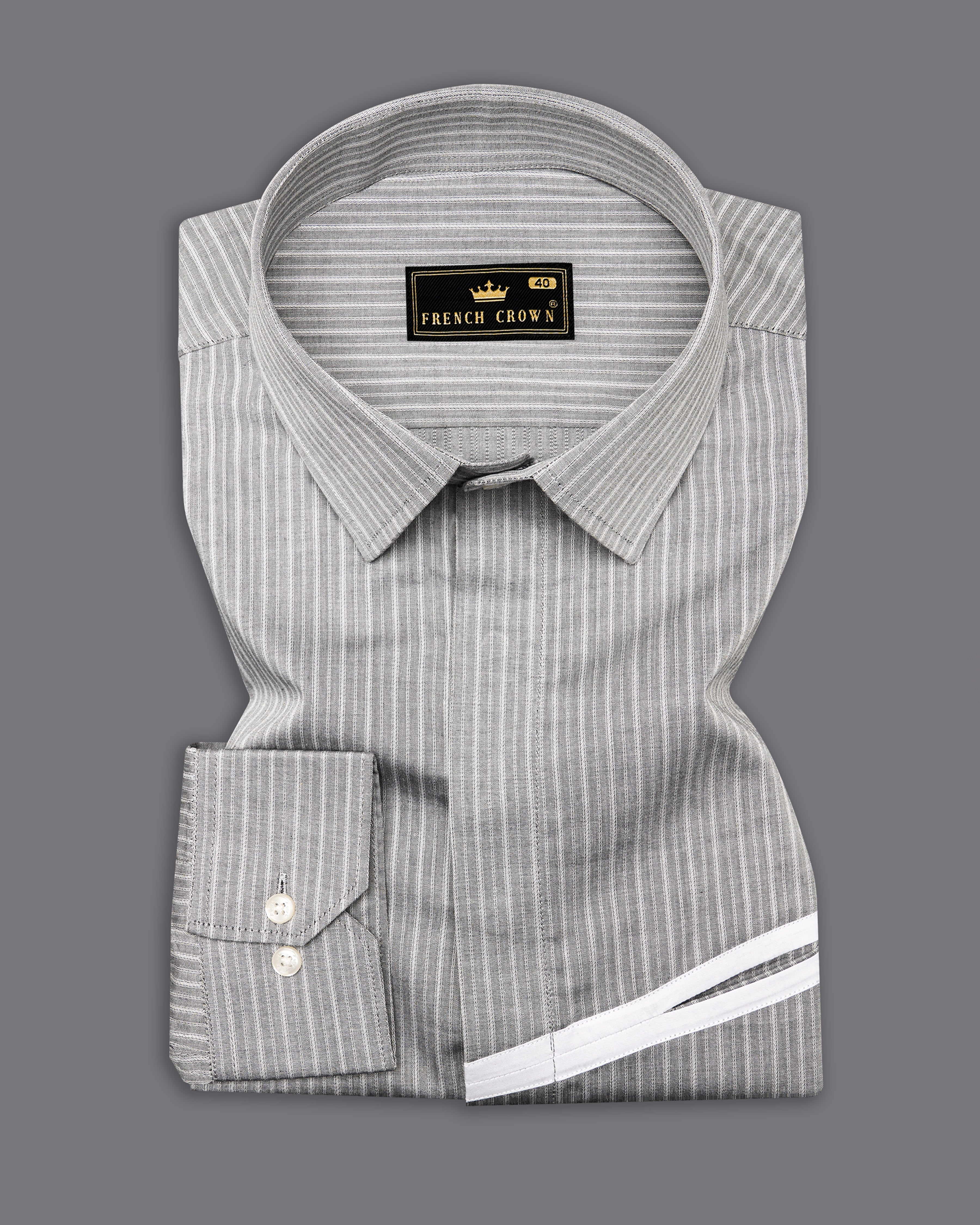Martini Gray with Geyser Gray with White Patch Work Dobby Giza Cotton Shirt 9630-P232-38,9630-P232-H-38,9630-P232-39,9630-P232-H-39,9630-P232-40,9630-P232-H-40,9630-P232-42,9630-P232-H-42,9630-P232-44,9630-P232-H-44,9630-P232-46,9630-P232-H-46,9630-P232-48,9630-P232-H-48,9630-P232-50,9630-P232-H-50,9630-P232-52,9630-P232-H-52