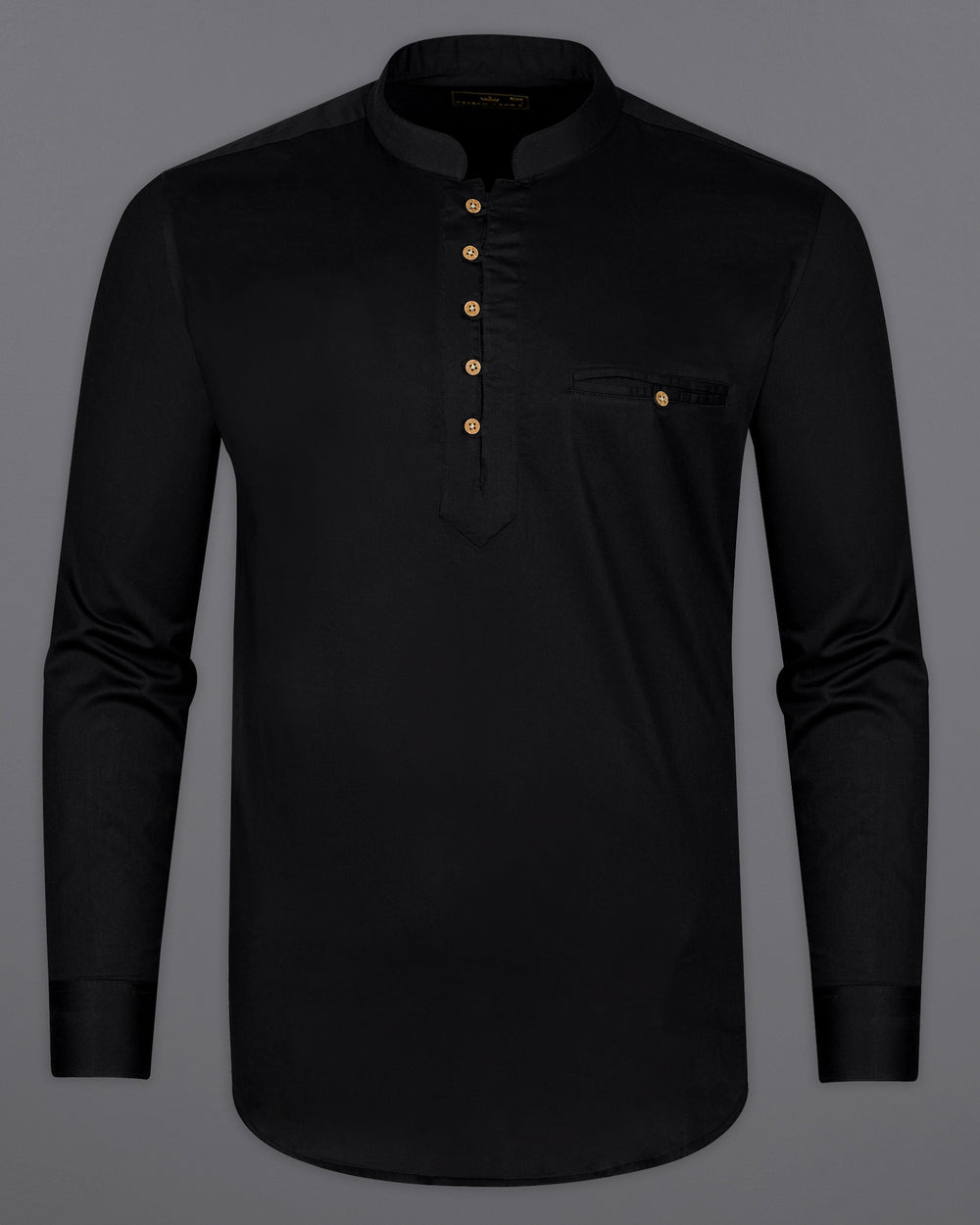 JADE BLACK SUPER SOFT PREMIUM COTTON KURTA SHIRT