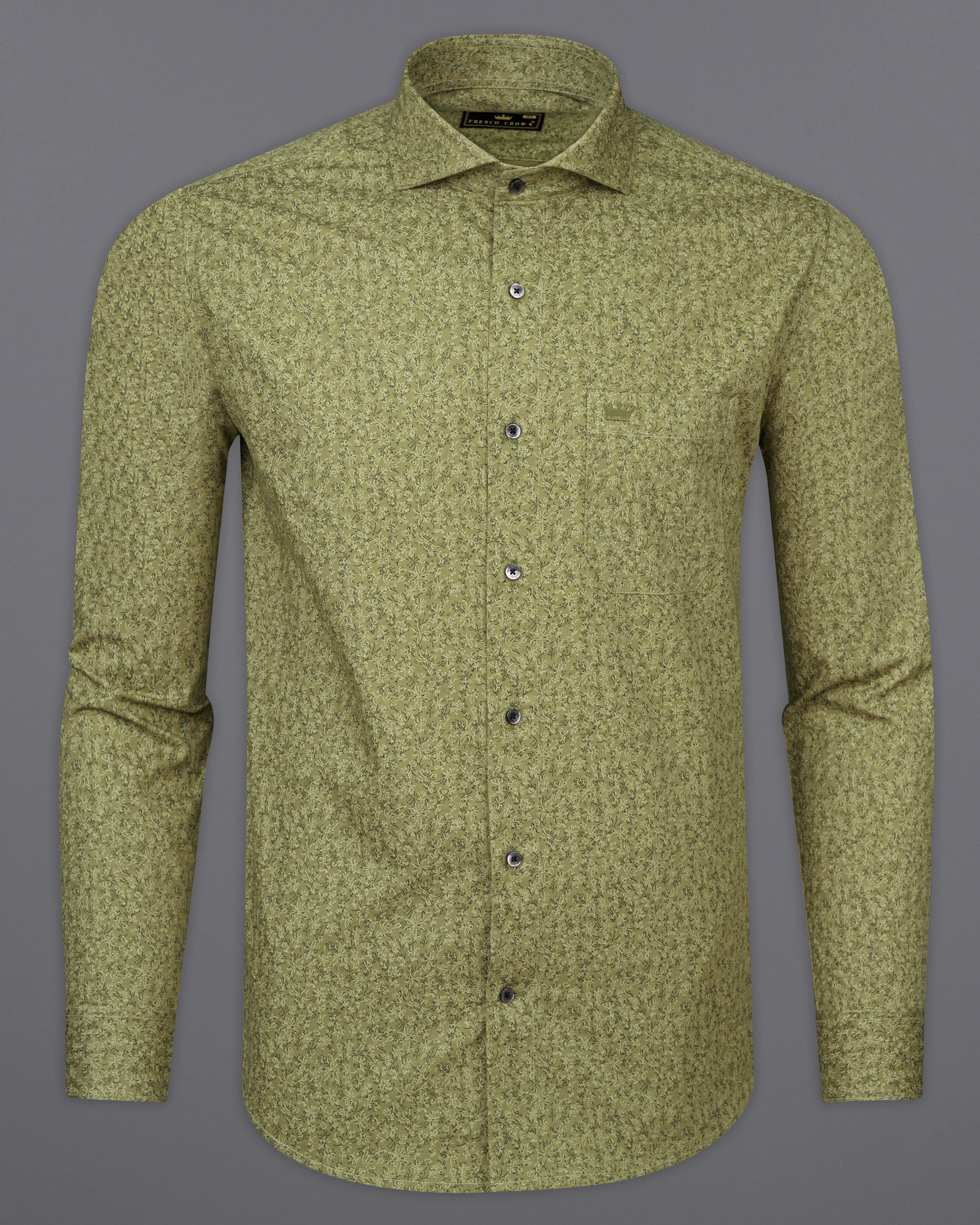 Muesli Green Ditsy Printed Premium Cotton Shirt 9674-CA-BLK-38, 9674-CA-BLK-H-38, 9674-CA-BLK-39, 9674-CA-BLK-H-39, 9674-CA-BLK-40, 9674-CA-BLK-H-40, 9674-CA-BLK-42, 9674-CA-BLK-H-42, 9674-CA-BLK-44, 9674-CA-BLK-H-44, 9674-CA-BLK-46, 9674-CA-BLK-H-46, 9674-CA-BLK-48, 9674-CA-BLK-H-48, 9674-CA-BLK-50, 9674-CA-BLK-H-50, 9674-CA-BLK-52, 9674-CA-BLK-H-52