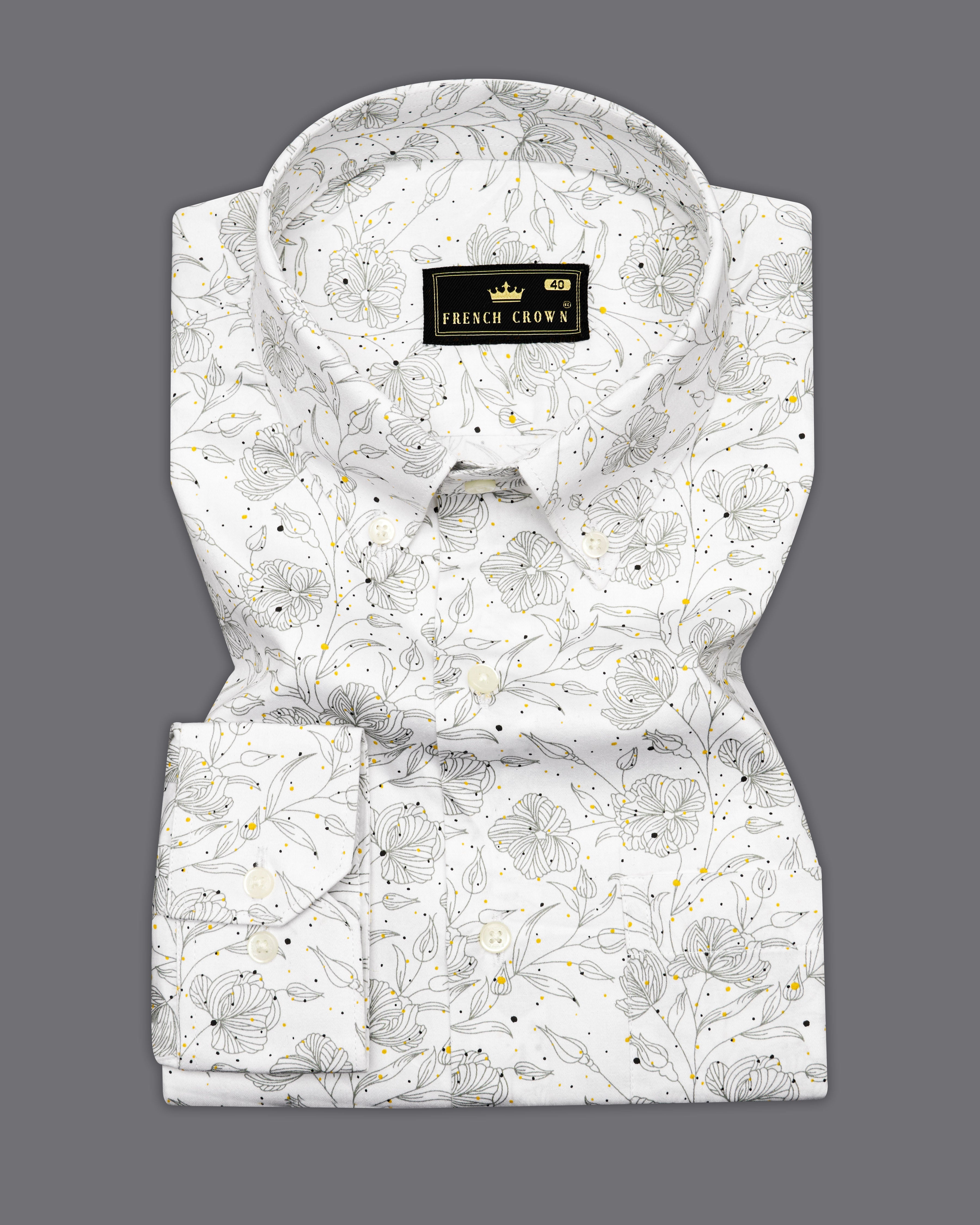 Bright White Floral Printed Super Soft Premium Cotton Shirt 9685-BD-38, 9685-BD-H-38, 9685-BD-39, 9685-BD-H-39, 9685-BD-40, 9685-BD-H-40, 9685-BD-42, 9685-BD-H-42, 9685-BD-44, 9685-BD-H-44, 9685-BD-46, 9685-BD-H-46, 9685-BD-48, 9685-BD-H-48, 9685-BD-50, 9685-BD-H-50, 9685-BD-52, 9685-BD-H-52