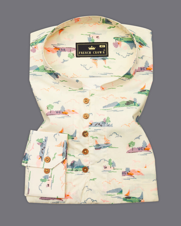 Merino Cream Printed Premium Cotton Kurta Shirt 9772-KS-38, 9772-KS-H-38, 9772-KS-39, 9772-KS-H-39, 9772-KS-40, 9772-KS-H-40, 9772-KS-42, 9772-KS-H-42, 9772-KS-44, 9772-KS-H-44, 9772-KS-46, 9772-KS-H-46, 9772-KS-48, 9772-KS-H-48, 9772-KS-50, 9772-KS-H-50, 9772-KS-52, 9772-KS-H-52