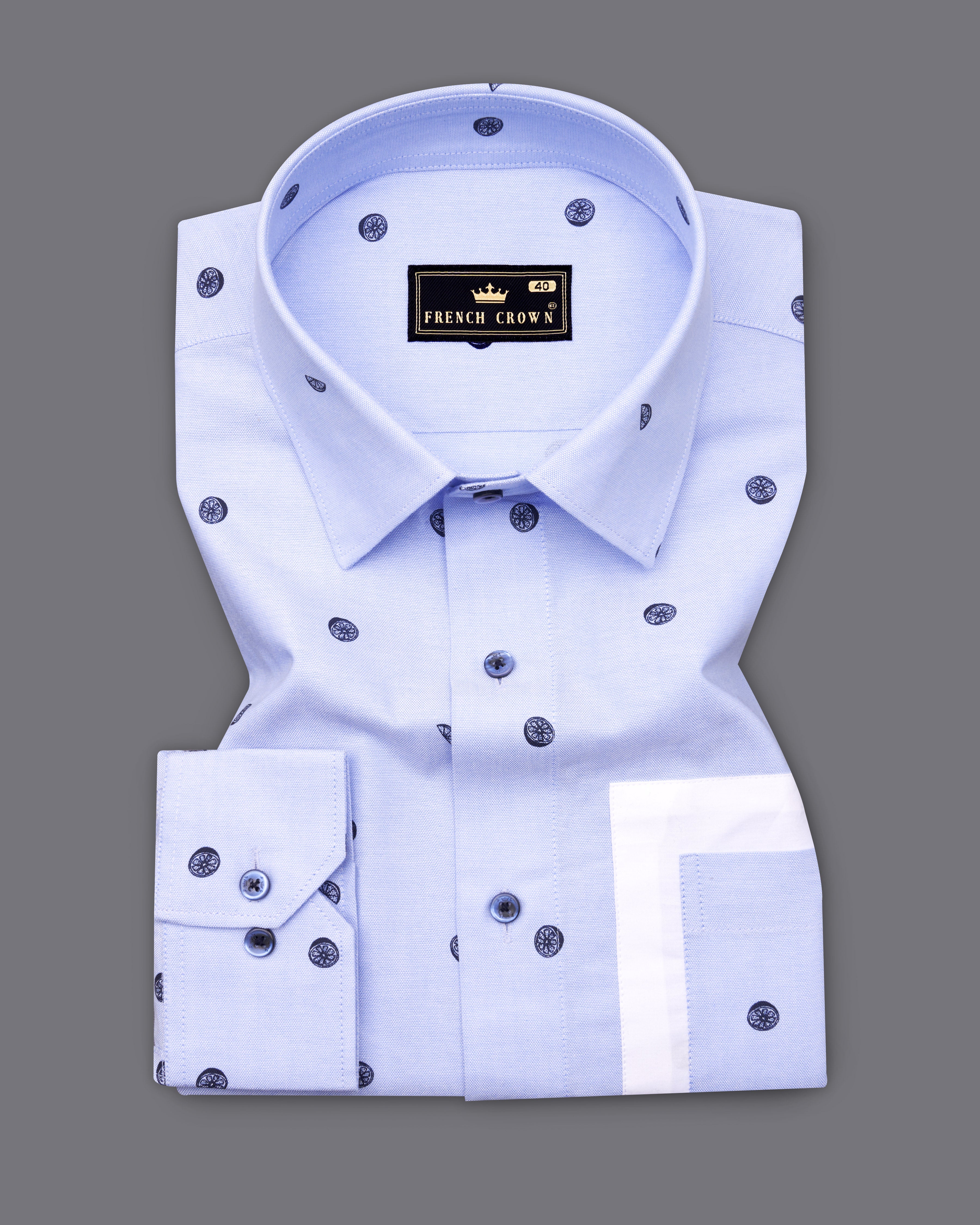 Periwinkle Blue Textured With Patch Pocket Royal Oxford Designer Shirt 9779-BLE-P382-38, 9779-BLE-P382-H-38, 9779-BLE-P382-39, 9779-BLE-P382-H-39, 9779-BLE-P382-40, 9779-BLE-P382-H-40, 9779-BLE-P382-42, 9779-BLE-P382-H-42, 9779-BLE-P382-44, 9779-BLE-P382-H-44, 9779-BLE-P382-46, 9779-BLE-P382-H-46, 9779-BLE-P382-48, 9779-BLE-P382-H-48, 9779-BLE-P382-50, 9779-BLE-P382-H-50, 9779-BLE-P382-52, 9779-BLE-P382-H-52