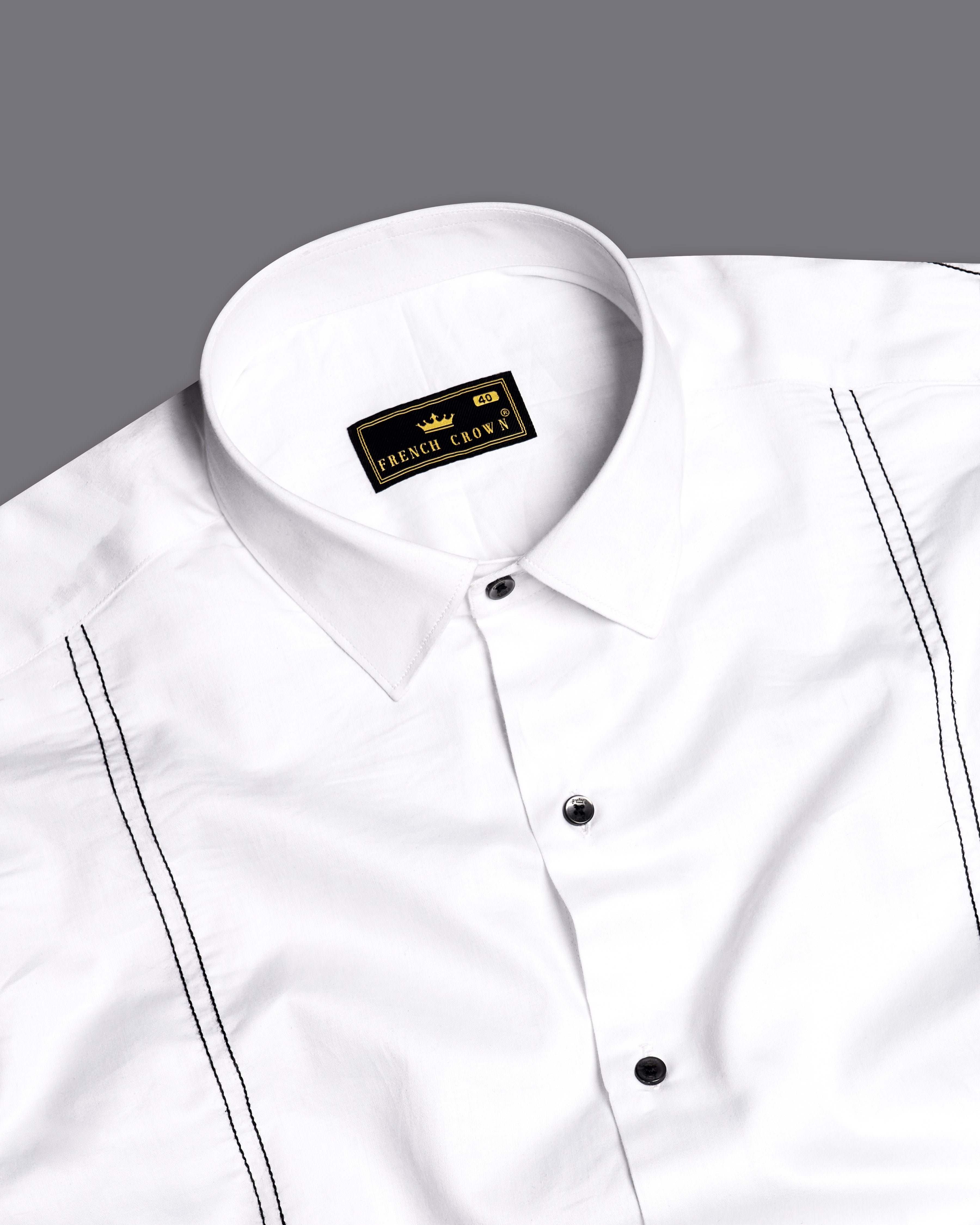 Bright White and Black Super Soft Premium Cotton Designer Shirt 9810-BLK-P626-38, 9810-BLK-P626-H-38, 9810-BLK-P626-39, 9810-BLK-P626-H-39, 9810-BLK-P626-40, 9810-BLK-P626-H-40, 9810-BLK-P626-42, 9810-BLK-P626-H-42, 9810-BLK-P626-44, 9810-BLK-P626-H-44, 9810-BLK-P626-46, 9810-BLK-P626-H-46, 9810-BLK-P626-48, 9810-BLK-P626-H-48, 9810-BLK-P626-50, 9810-BLK-P626-H-50, 9810-BLK-P626-52, 9810-BLK-P626-H-52 