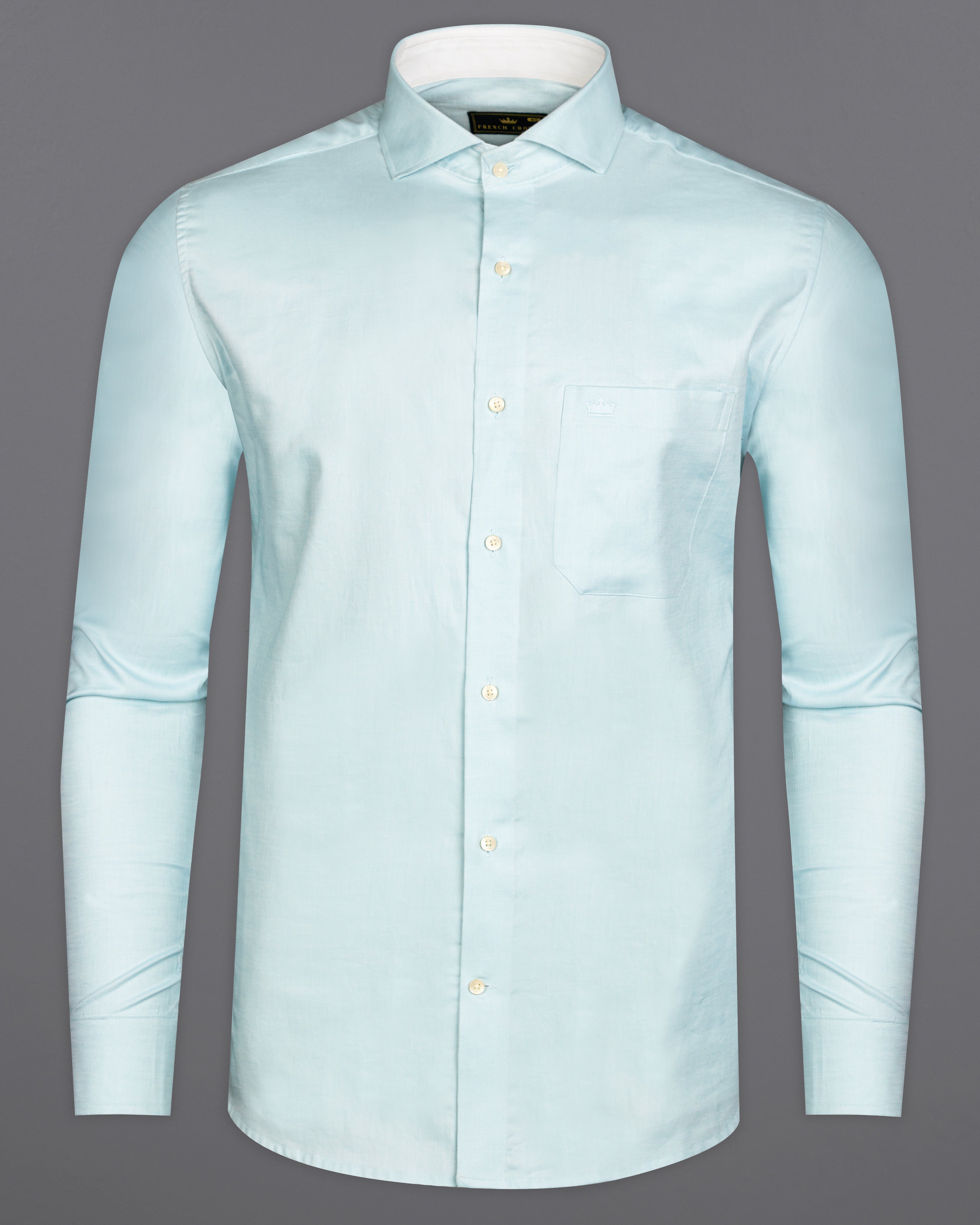 Geyser Blue Dobby Textured Premium Giza Cotton Shirt 9836-CA-CP-38, 9836-CA-CP-H-38, 9836-CA-CP-39, 9836-CA-CP-H-39, 9836-CA-CP-40, 9836-CA-CP-H-40, 9836-CA-CP-42, 9836-CA-CP-H-42, 9836-CA-CP-44, 9836-CA-CP-H-44, 9836-CA-CP-46, 9836-CA-CP-H-46, 9836-CA-CP-48, 9836-CA-CP-H-48, 9836-CA-CP-50, 9836-CA-CP-H-50, 9836-CA-CP-52, 9836-CA-CP-H-52