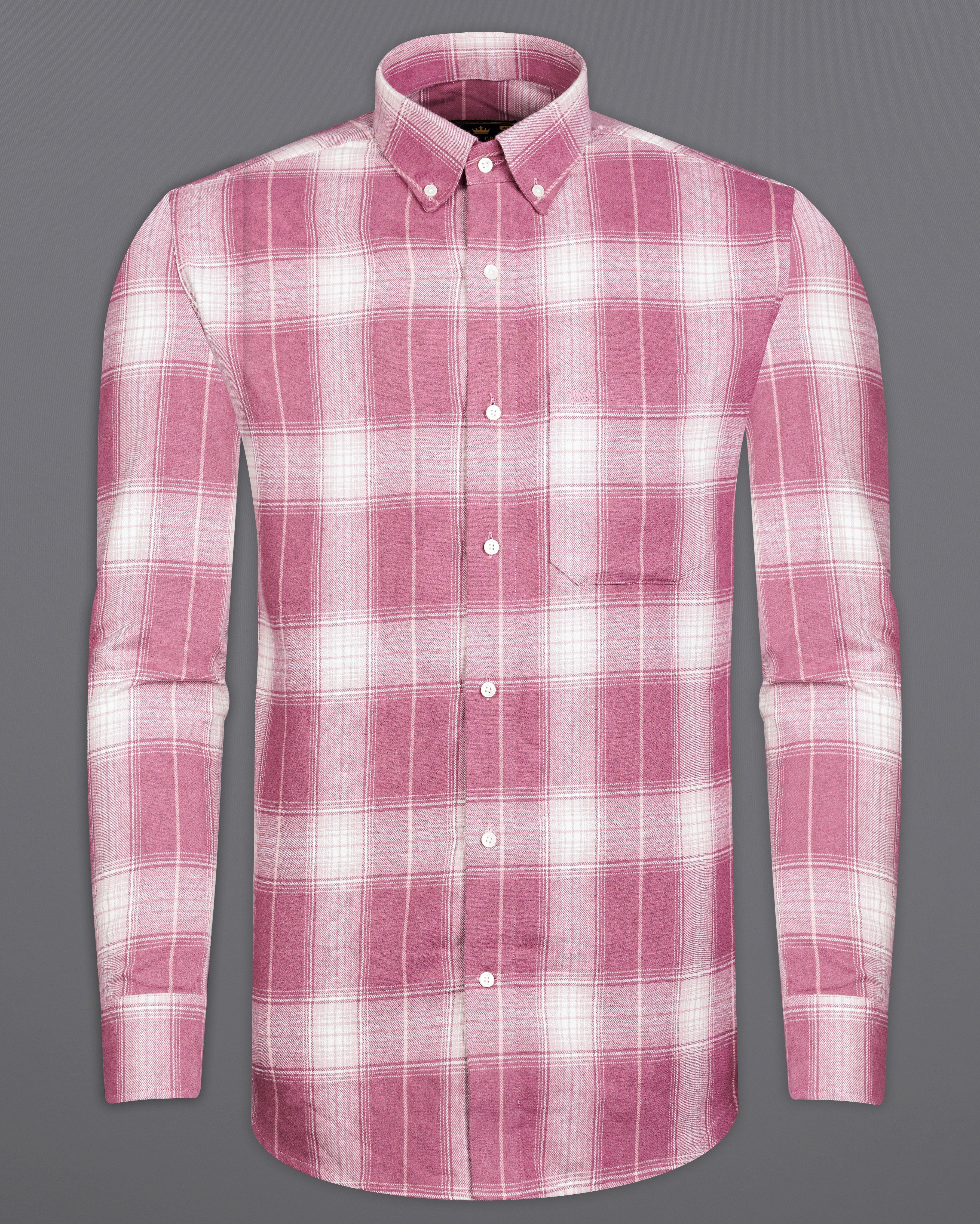 Tapestry Pink with White Plaid Flannel Overshirt/Shacket 9850-BD-OS-38, 9850-BD-OS-H-38, 9850-BD-OS-39, 9850-BD-OS-H-39, 9850-BD-OS-40, 9850-BD-OS-H-40, 9850-BD-OS-42, 9850-BD-OS-H-42, 9850-BD-OS-44, 9850-BD-OS-H-44, 9850-BD-OS-46, 9850-BD-OS-H-46, 9850-BD-OS-48, 9850-BD-OS-H-48, 9850-BD-OS-50, 9850-BD-OS-H-50, 9850-BD-OS-52, 9850-BD-OS-H-52