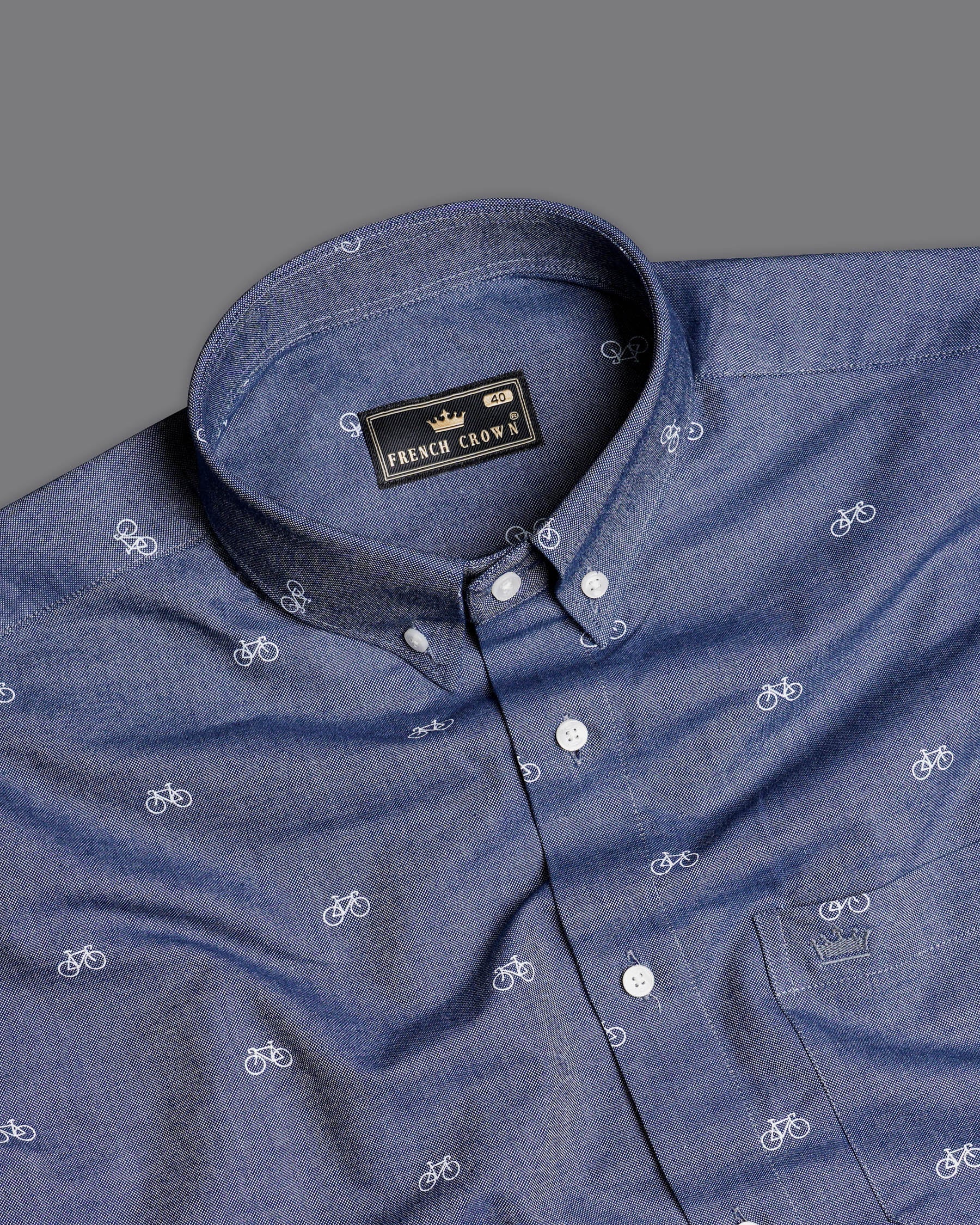 Twilight Blue Bicycle Textured Royal Oxford Shirt 9855-BD-38, 9855-BD-H-38, 9855-BD-39, 9855-BD-H-39, 9855-BD-40, 9855-BD-H-40, 9855-BD-42, 9855-BD-H-42, 9855-BD-44, 9855-BD-H-44, 9855-BD-46, 9855-BD-H-46, 9855-BD-48, 9855-BD-H-48, 9855-BD-50, 9855-BD-H-50, 9855-BD-52, 9855-BD-H-52