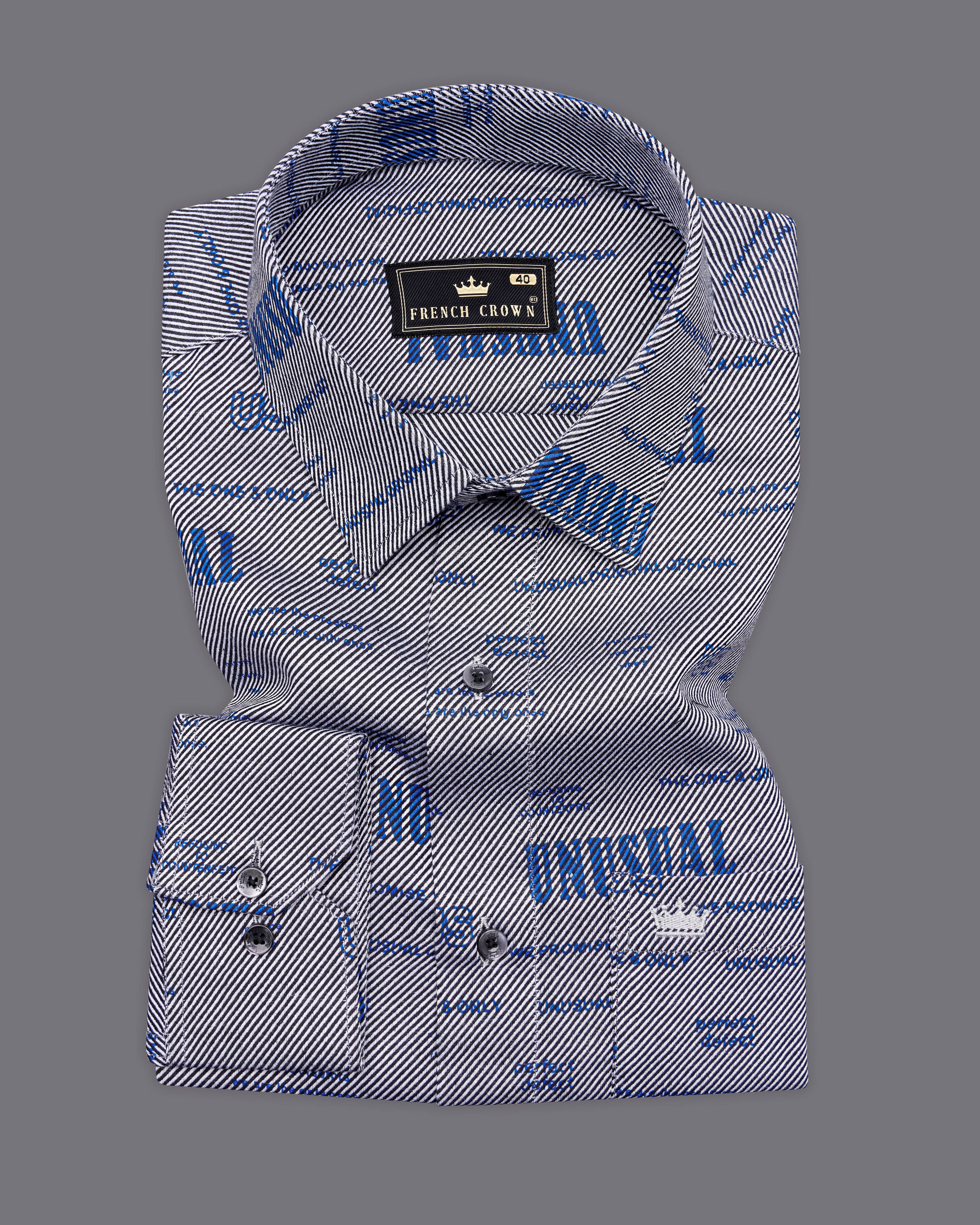 Aluminium Gray and Cerulean Blue Quirky Textured Twill Premium Cotton Shirt 9856-BLK-38, 9856-BLK-H-38, 9856-BLK-39, 9856-BLK-H-39, 9856-BLK-40, 9856-BLK-H-40, 9856-BLK-42, 9856-BLK-H-42, 9856-BLK-44, 9856-BLK-H-44, 9856-BLK-46, 9856-BLK-H-46, 9856-BLK-48, 9856-BLK-H-48, 9856-BLK-50, 9856-BLK-H-50, 9856-BLK-52, 9856-BLK-H-52