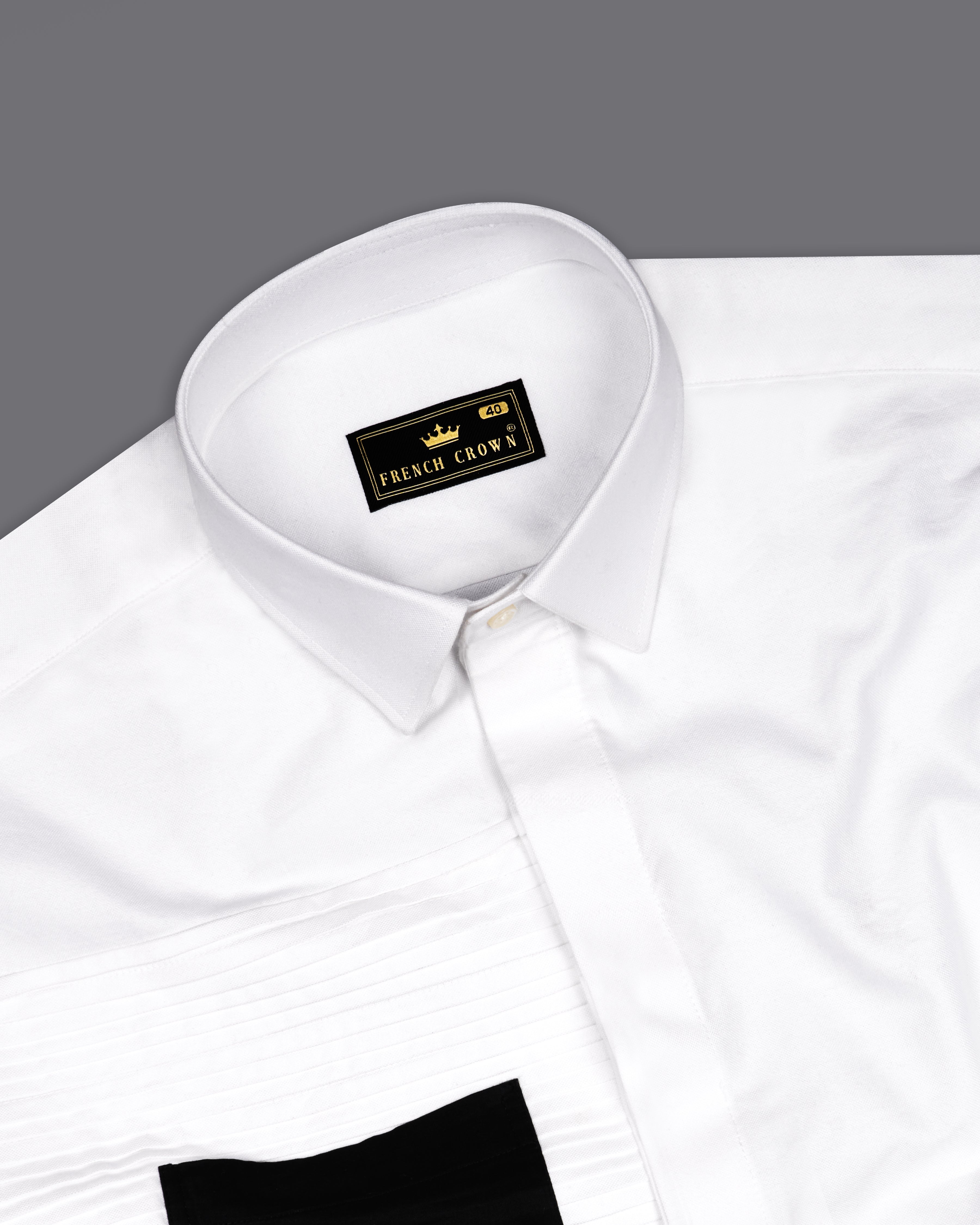 Bright White Pleated with Black Pocket Royal Oxford Designer Shirt 9878-P324-38, 9878-P324-H-38, 9878-P324-39, 9878-P324-H-39, 9878-P324-40, 9878-P324-H-40, 9878-P324-42, 9878-P324-H-42, 9878-P324-44, 9878-P324-H-44, 9878-P324-46, 9878-P324-H-46, 9878-P324-48, 9878-P324-H-48, 9878-P324-50, 9878-P324-H-50, 9878-P324-52, 9878-P324-H-52