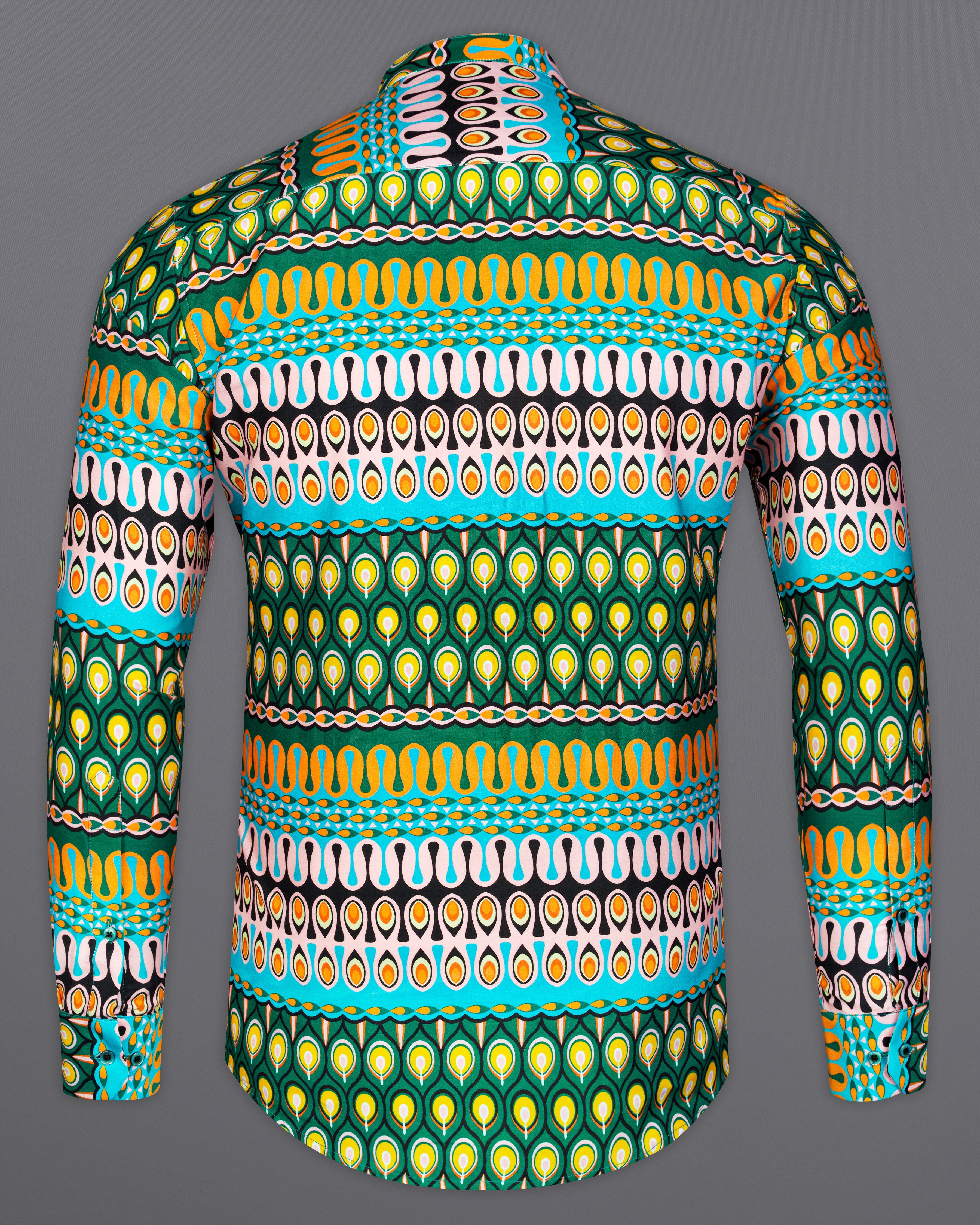 Aquamarine Green with Cantaloupe Orange Multicolour Ankara Pattern Super Soft Premium Cotton Shirt 9924-M-GR-38, 9924-M-GR-38, 9924-M-GR-39, 9924-M-GR-39, 9924-M-GR-40, 9924-M-GR-40, 9924-M-GR-42, 9924-M-GR-42, 9924-M-GR-44, 9924-M-GR-44, 9924-M-GR-46, 9924-M-GR-46, 9924-M-GR-48, 9924-M-GR-48, 9924-M-GR-50, 9924-M-GR-50, 9924-M-GR-52, 9924-M-GR-52