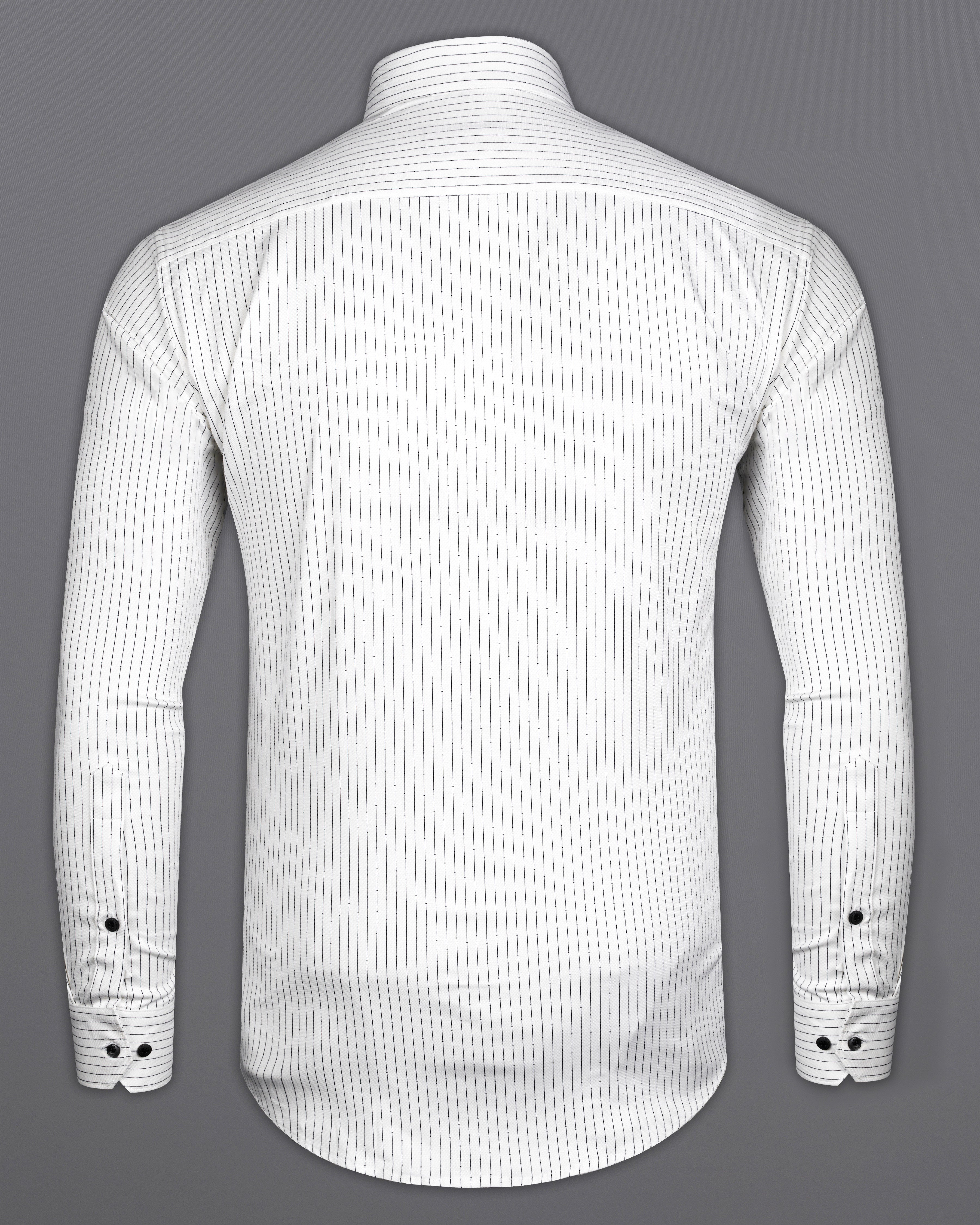 Bright White with Black Striped Dobby Textured Premium Giza Cotton Designer Shirt 9943-BLK-38, 9943-BLK-H-38, 9943-BLK-39, 9943-BLK-H-39, 9943-BLK-40, 9943-BLK-H-40, 9943-BLK-42, 9943-BLK-H-42, 9943-BLK-44, 9943-BLK-H-44, 9943-BLK-46, 9943-BLK-H-46, 9943-BLK-48, 9943-BLK-H-48, 9943-BLK-50, 9943-BLK-H-50, 9943-BLK-52, 9943-BLK-H-52