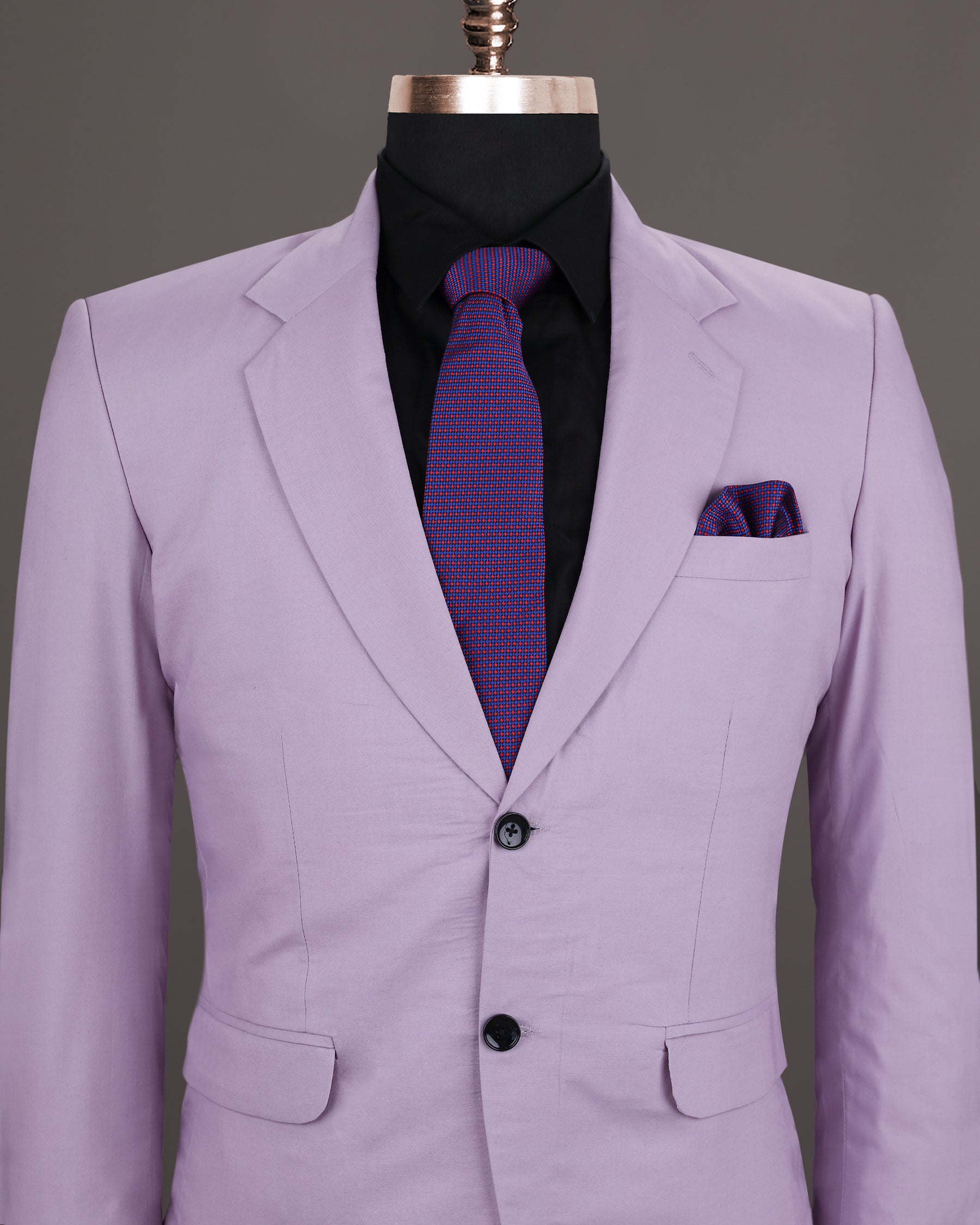 London Hue Lilac Premium Cotton Blazer BL1198-SB-36, BL1198-SB-44, BL1198-SB-46, BL1198-SB-48, BL1198-SB-50, BL1198-SB-56, BL1198-SB-58, BL1198-SB-60, BL1198-SB-40, BL1198-SB-42, BL1198-SB-54, BL1198-SB-38, BL1198-SB-52