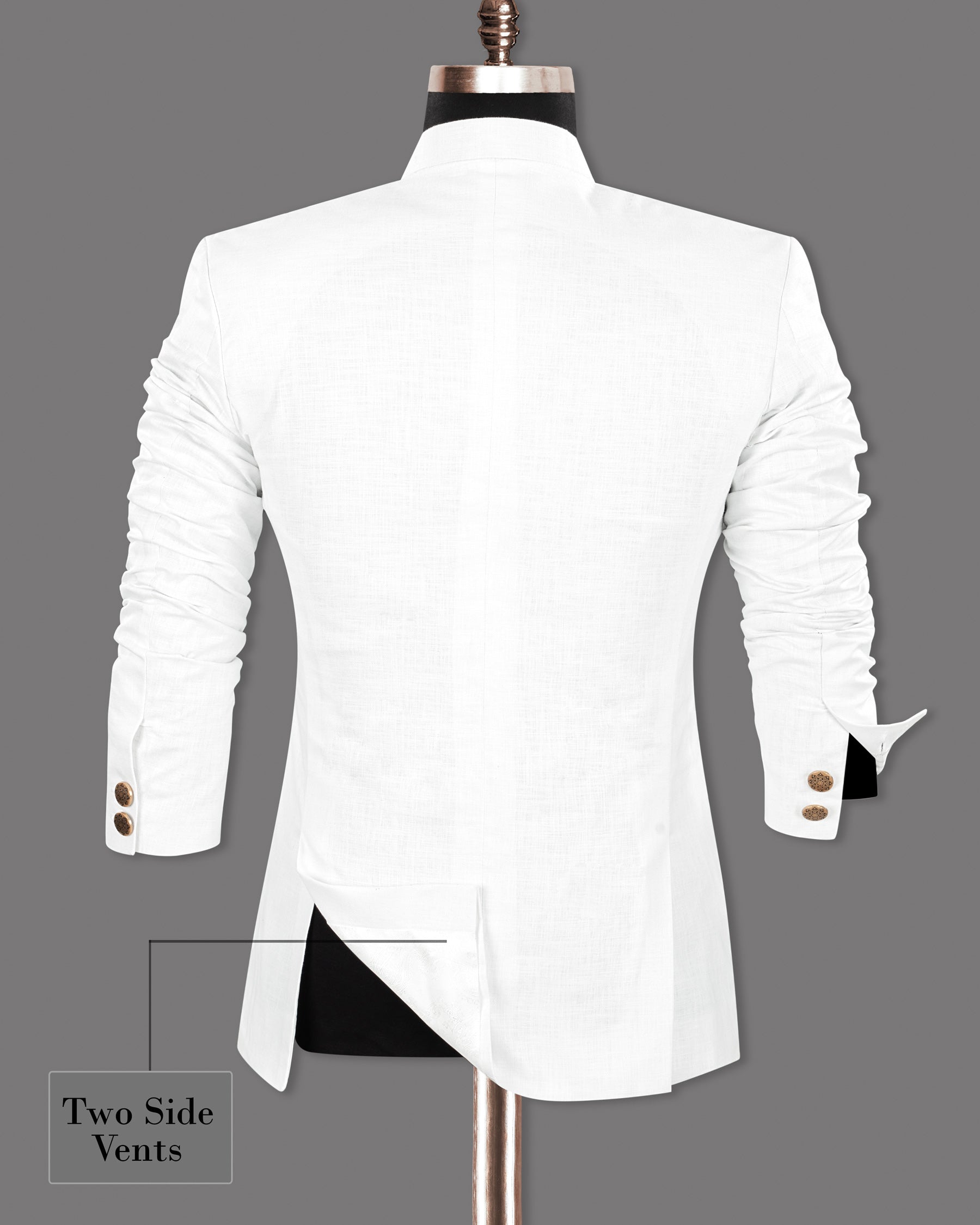 BRIGHT WHITE LUXURIOUS LINEN BANDHGALA/MANDARIN PERFORMANCE BLAZER BL1240-BG-36, BL1240-BG-40, BL1240-BG-50, BL1240-BG-60, BL1240-BG-46, BL1240-BG-58, BL1240-BG-44, BL1240-BG-52, BL1240-BG-42, BL1240-BG-56, BL1240-BG-38, BL1240-BG-54, BL1240-BG-48