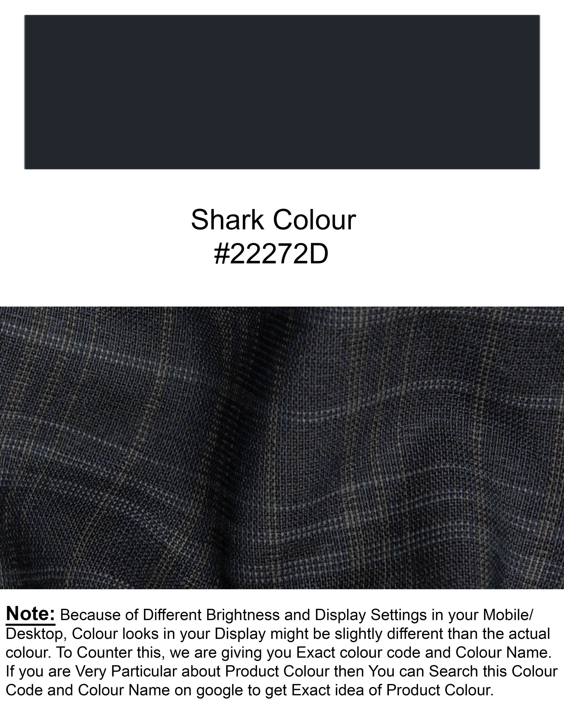 Shark Gray Plaid Wool Rich Blazer BL1330-SB-36, BL1330-SB-38, BL1330-SB-40, BL1330-SB-42, BL1330-SB-44, BL1330-SB-46, BL1330-SB-48, BL1330-SB-50, BL1330-SB-52, BL1330-SB-54, BL1330-SB-56, BL1330-SB-58, BL1330-SB-60