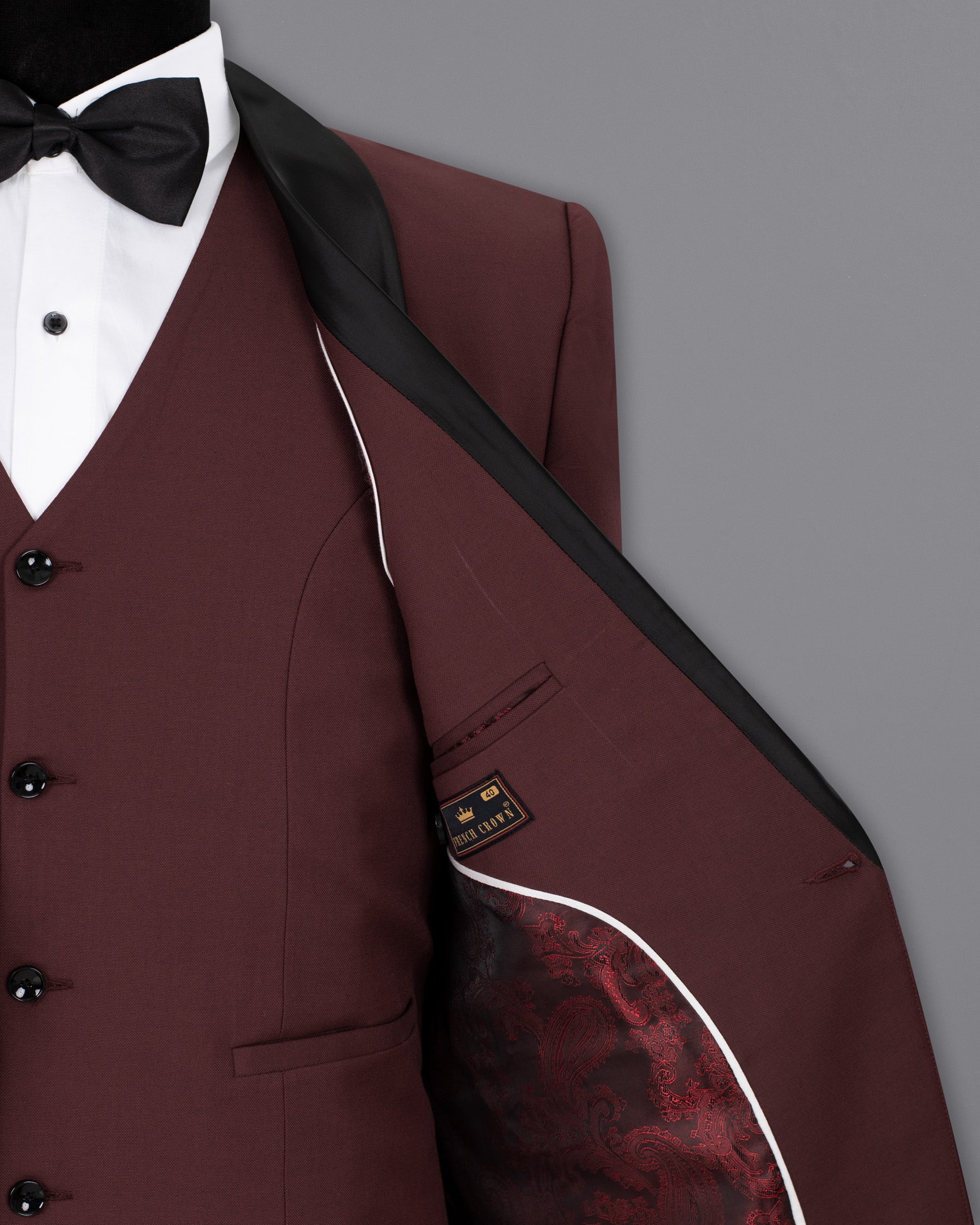 Tamarind Wool Rich Tuxedo Blazer BL1334-BKL-36, BL1334-BKL-38, BL1334-BKL-40, BL1334-BKL-42, BL1334-BKL-44, BL1334-BKL-46, BL1334-BKL-48, BL1334-BKL-50, BL1334-BKL-52, BL1334-BKL-54, BL1334-BKL-56, BL1334-BKL-58, BL1334-BKL-60