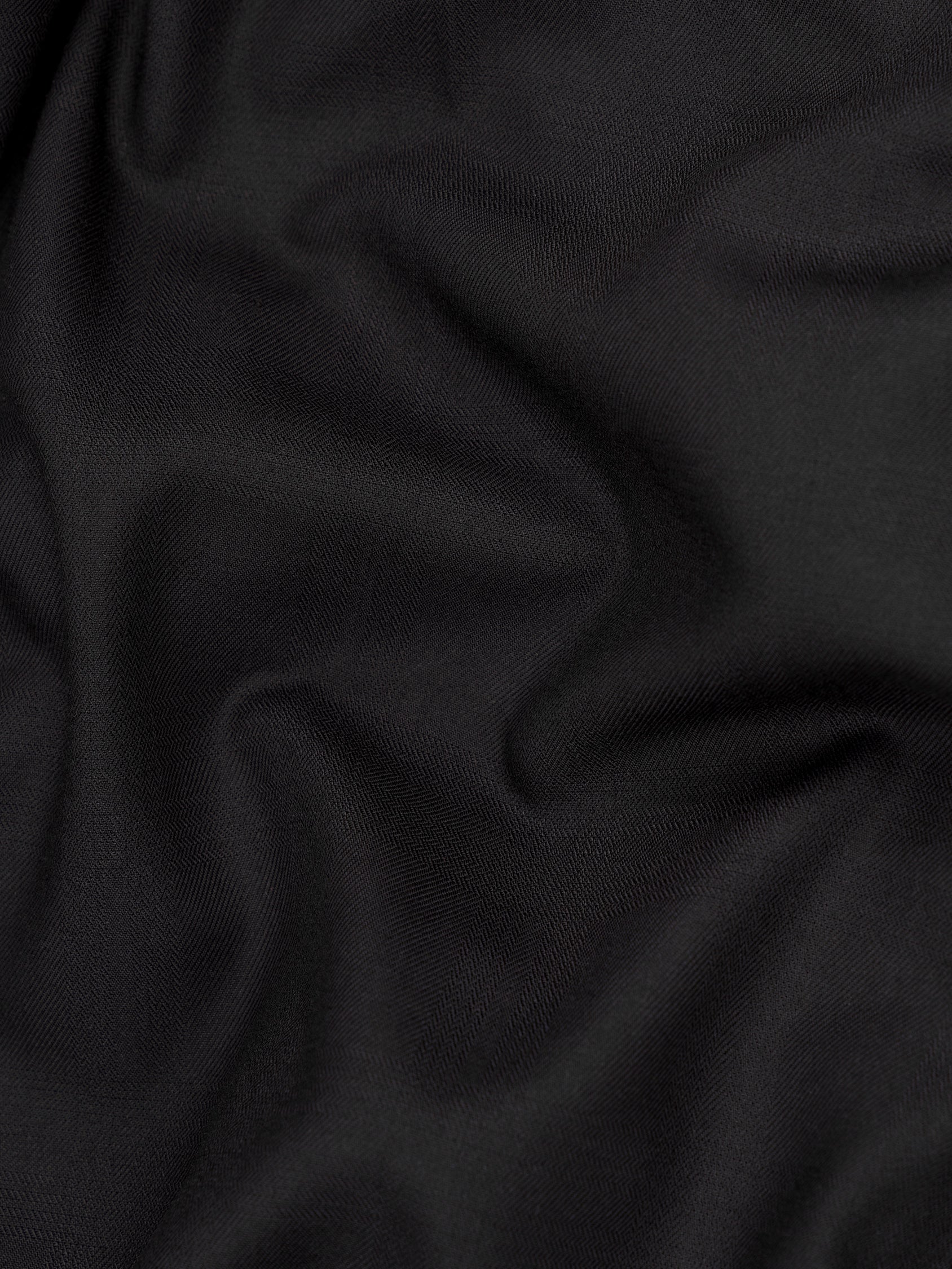 Black Russian Subtle Textured Wool rich Tuxedo Blazer