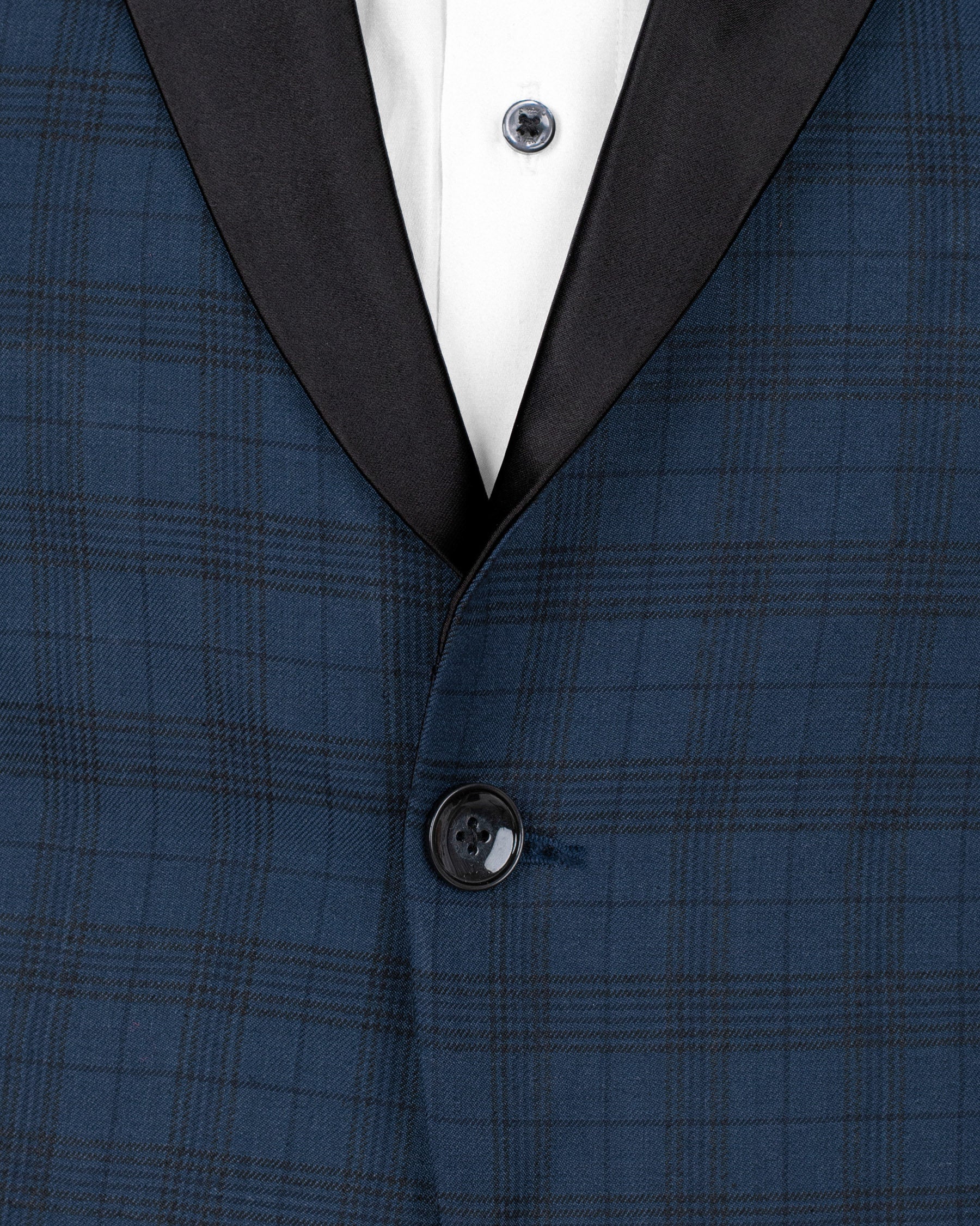 Nile Blue Plaid Wool Rich Tuxedo Blazer BL1366-BKL-36, BL1366-BKL-38, BL1366-BKL-40, BL1366-BKL-42, BL1366-BKL-44, BL1366-BKL-46, BL1366-BKL-48, BL1366-BKL-50, BL1366-BKL-52, BL1366-BKL-54, BL1366-BKL-56, BL1366-BKL-58, BL1366-BKL-60