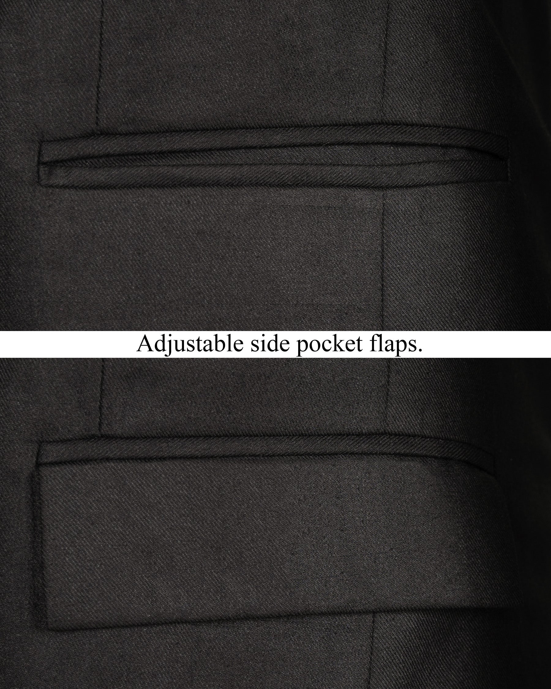 Shark Black Wool Rich Blazer BL1441-D24-36,BL1441-D24-38,BL1441-D24-40,BL1441-D24-42,BL1441-D24-44,BL1441-D24-46,BL1441-D24-48,BL1441-D24-50,BL1441-D24-52,BL1441-D24-54,BL1441-D24-56,BL1441-D24-58,BL1441-D24-60