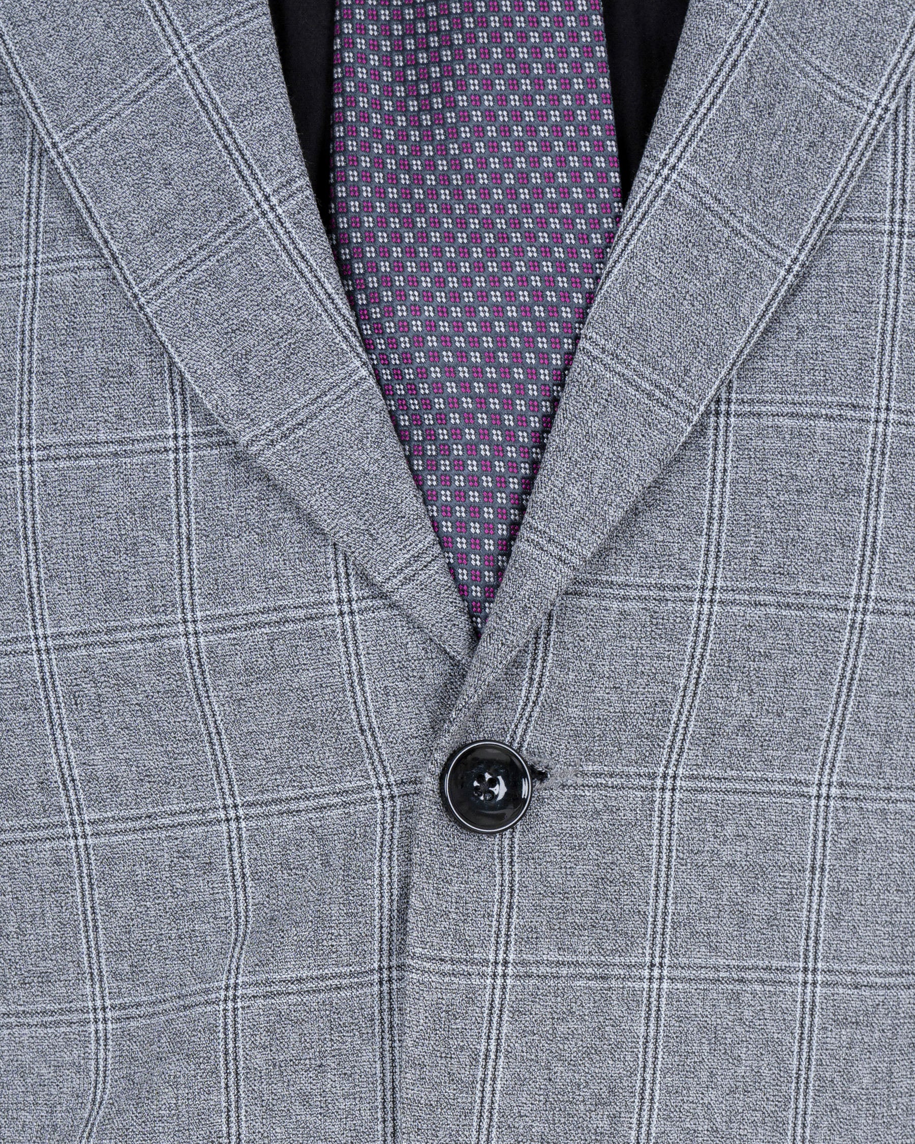 Manatee Grey windowpane Wool Rich Blazer BL1445-SB-36,BL1445-SB-38,BL1445-SB-40,BL1445-SB-42,BL1445-SB-44,BL1445-SB-46,BL1445-SB-48,BL1445-SB-50,BL1445-SB-52,BL1445-SB-54,BL1445-SB-56,BL1445-SB-58,BL1445-SB-60