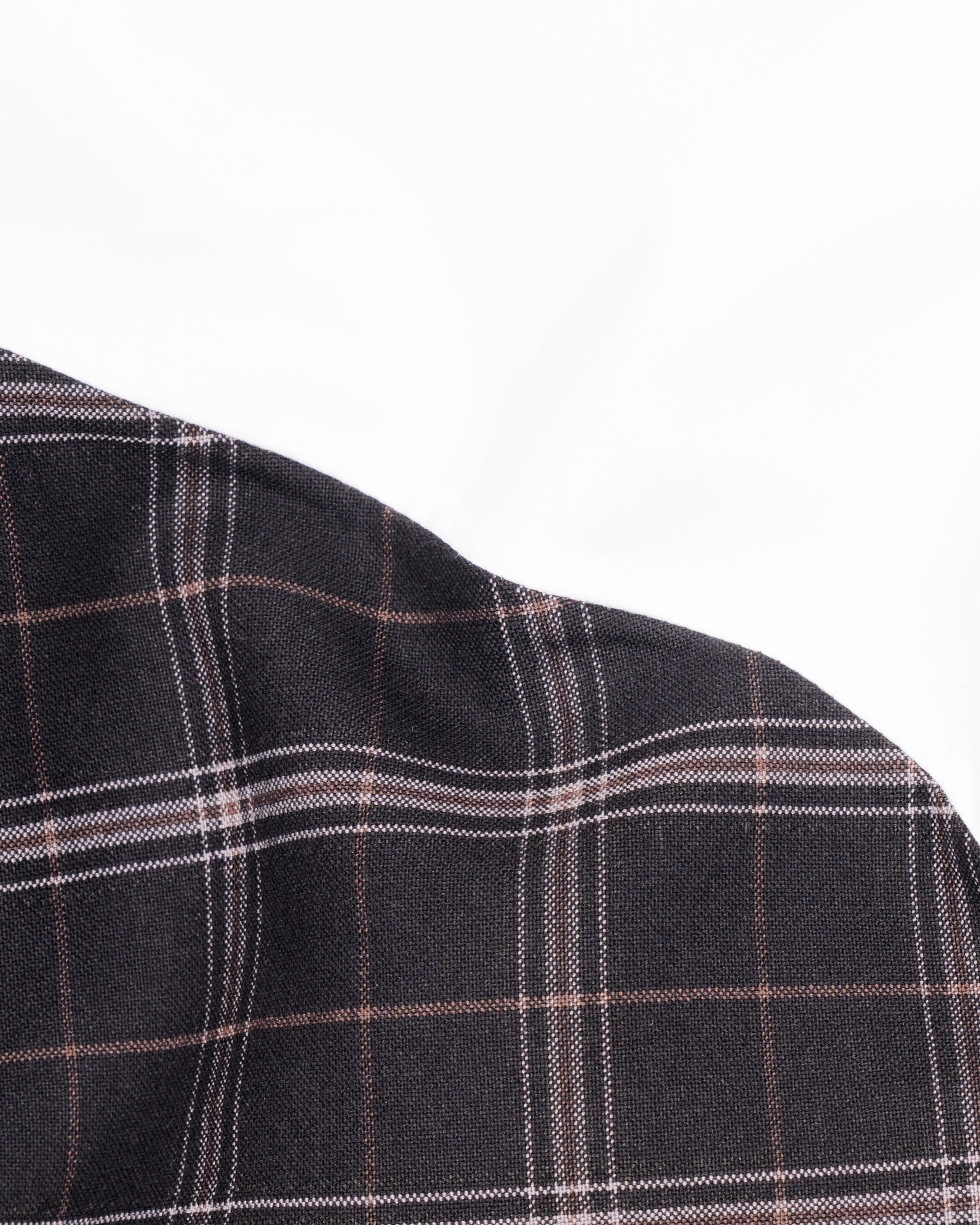 Jade black windowpane wirh White Wool Rich Designer Blazer BL1485-D26-36, BL1485-D26-38, BL1485-D26-40, BL1485-D26-42, BL1485-D26-44, BL1485-D26-46, BL1485-D26-48, BL1485-D26-50, BL1485-D26-52, BL1485-D26-54, BL1485-D26-56, BL1485-D26-58, BL1485-D26-60b