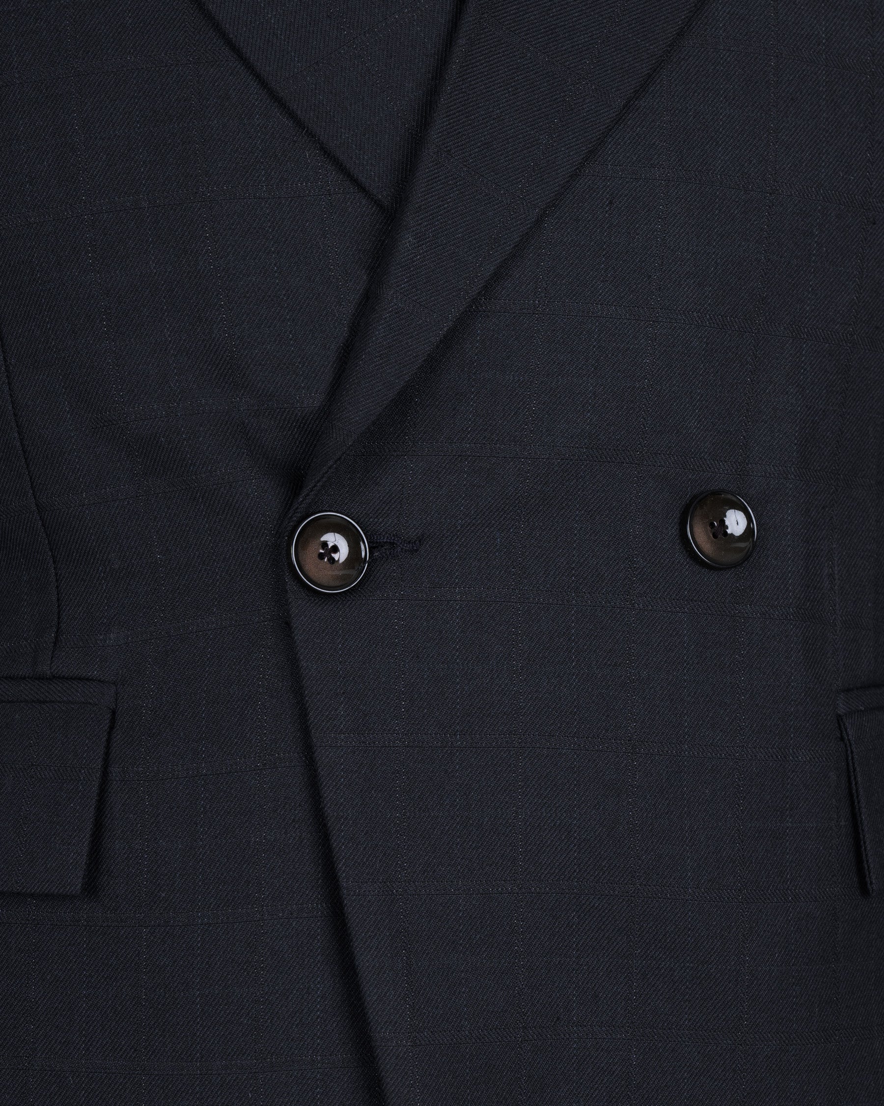 Mirage Black Subtle windowpane Wool Rich Double Breasted Blazer BL1462-DB-2B-36,BL1462-DB-2B-38,BL1462-DB-2B-40,BL1462-DB-2B-42,BL1462-DB-2B-44,BL1462-DB-2B-46,BL1462-DB-2B-48,BL1462-DB-2B-50,BL1462-DB-2B-52,BL1462-DB-2B-54,BL1462-DB-2B-56,BL1462-DB-2B-58,BL1462-DB-2B-60