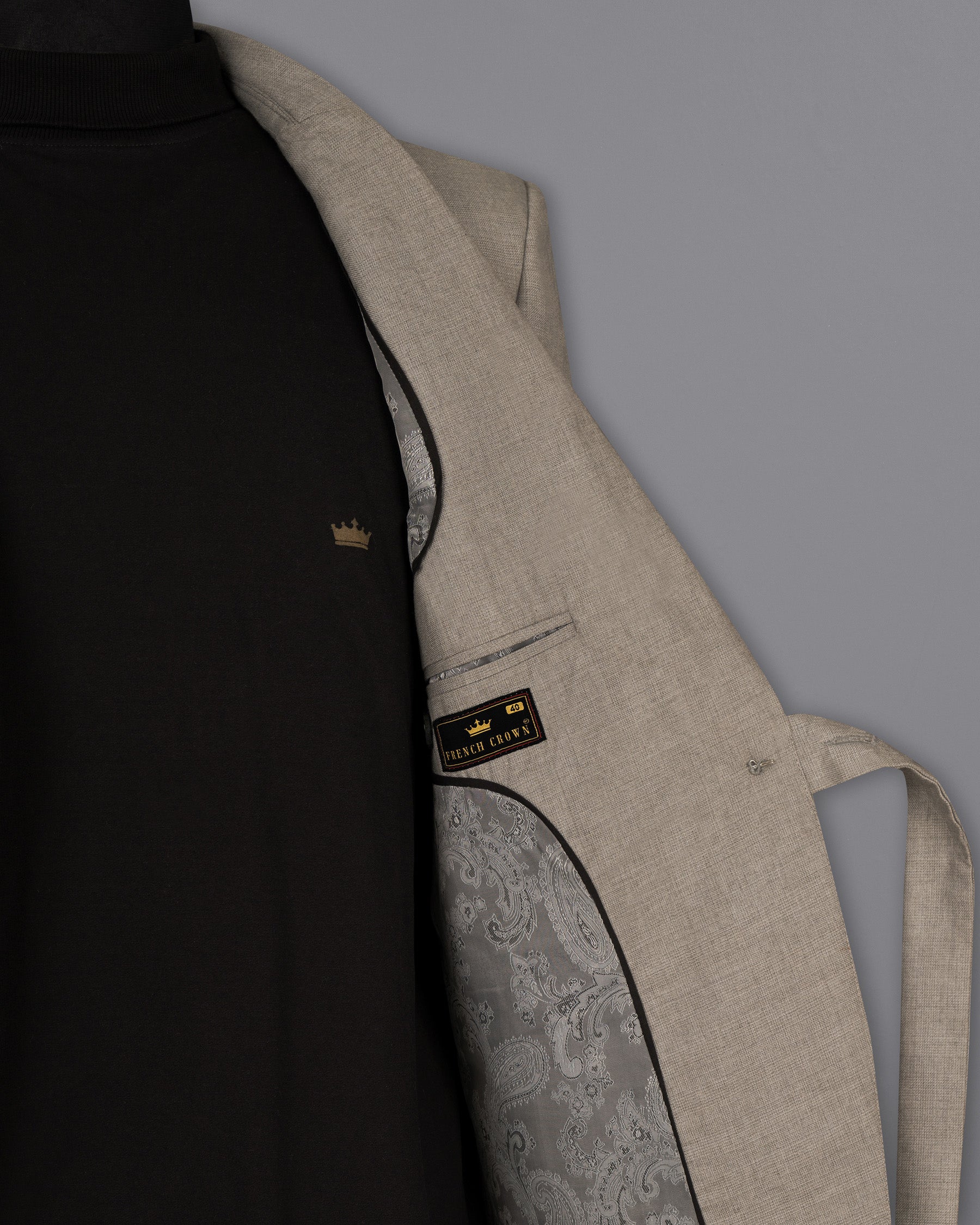 Zorba Grey Woolrich Patch Pocket Sports Blazer BL1475-D3-36,BL1475-D3-38,BL1475-D3-40,BL1475-D3-42,BL1475-D3-44,BL1475-D3-46,BL1475-D3-48,BL1475-D3-50,BL1475-D3-52,BL1475-D3-54,BL1475-D3-56,BL1475-D3-58,BL1475-D3-60